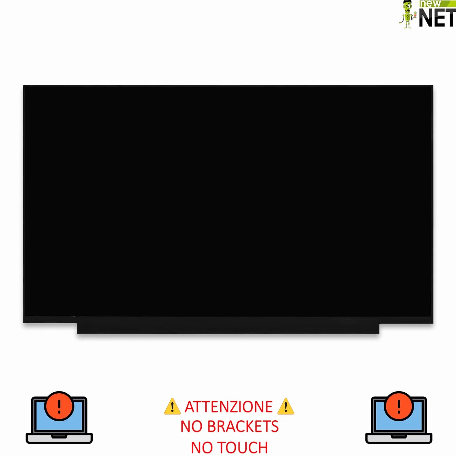 new net - Pannello Schermo Display LCD IPS Compatibile con HP Omen 17-ck0008nl, 17-ck0009nl, 17-ck0010nl, 17-ck0011nl, 17-ck0012nl, 17-ck0013nl [17.3 Pollici FHD 1920x1080 40pin 144Hz]