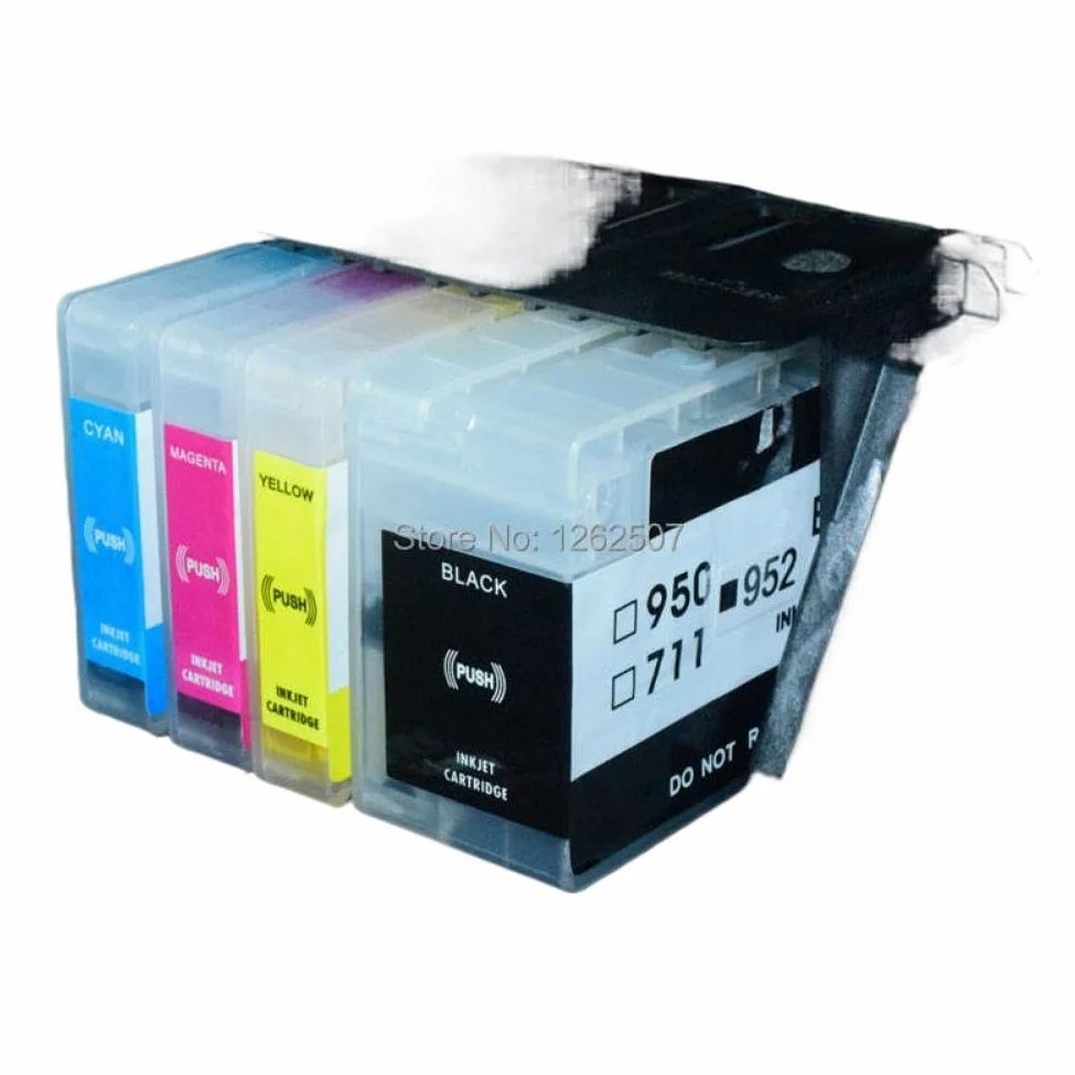 Cartuccia d'inchiostro ricaricabile compatibile con stampanti OfficeJet Pro 7720 7740 8210 8216 8710 8715 8720 8725 8730 8740 da utilizzare con i modelli 952 953 954 955XL 95U
