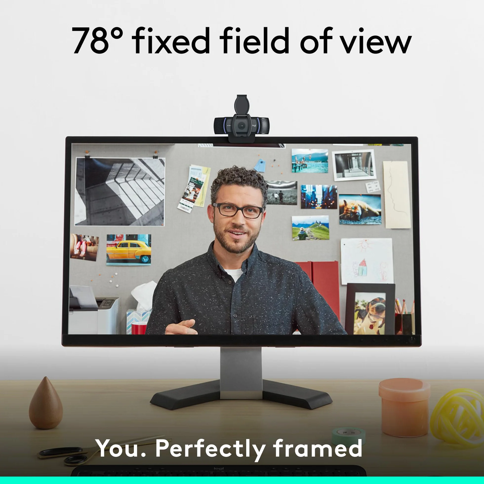 Logitech C920E HD 1080P Webcam Black