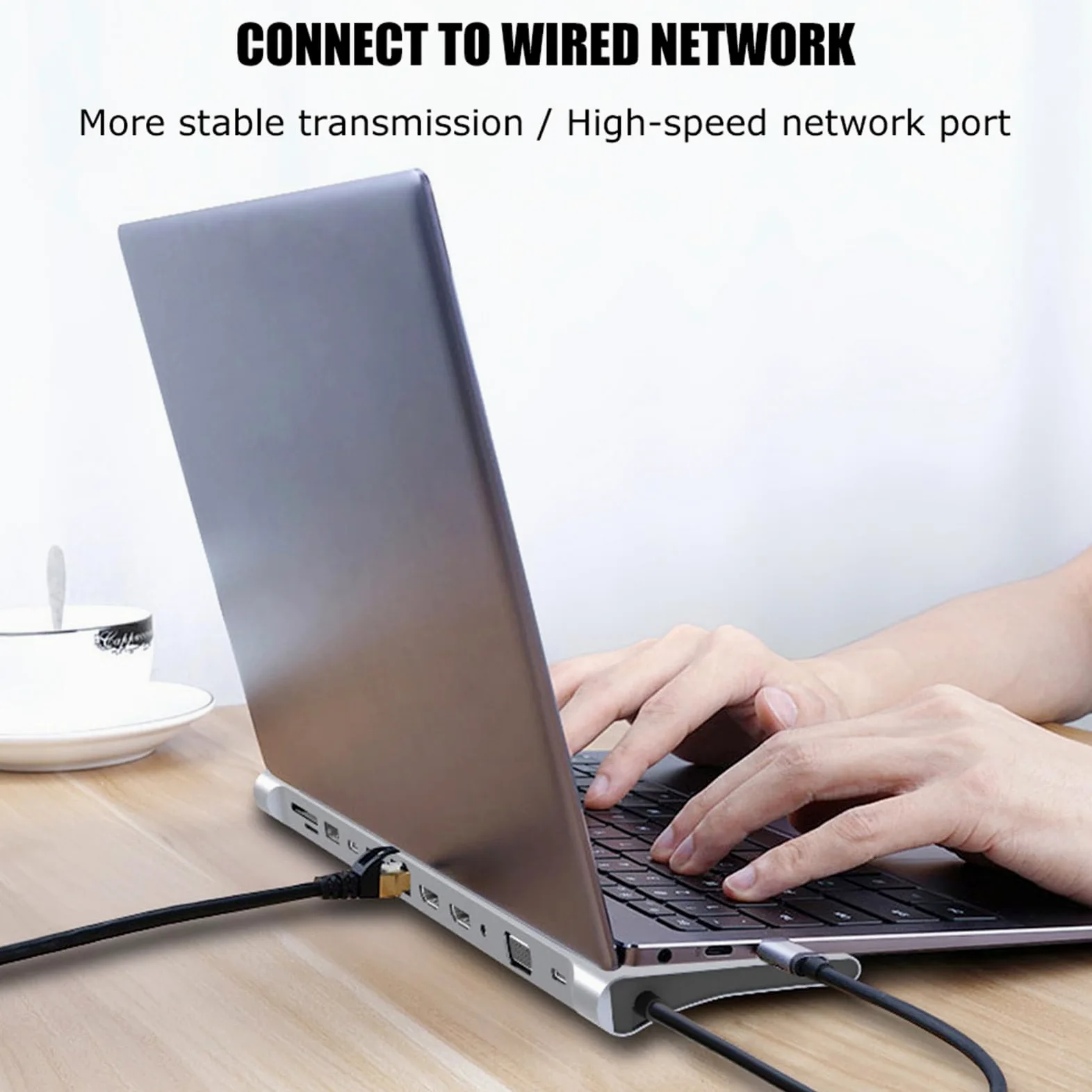 Hub USB C, Docking Station Docking Station per Laptop Doppio Monitor Docking Station per Hub 12 in 1 Doppio Monitor Docking Station USB VGa PD RJ45