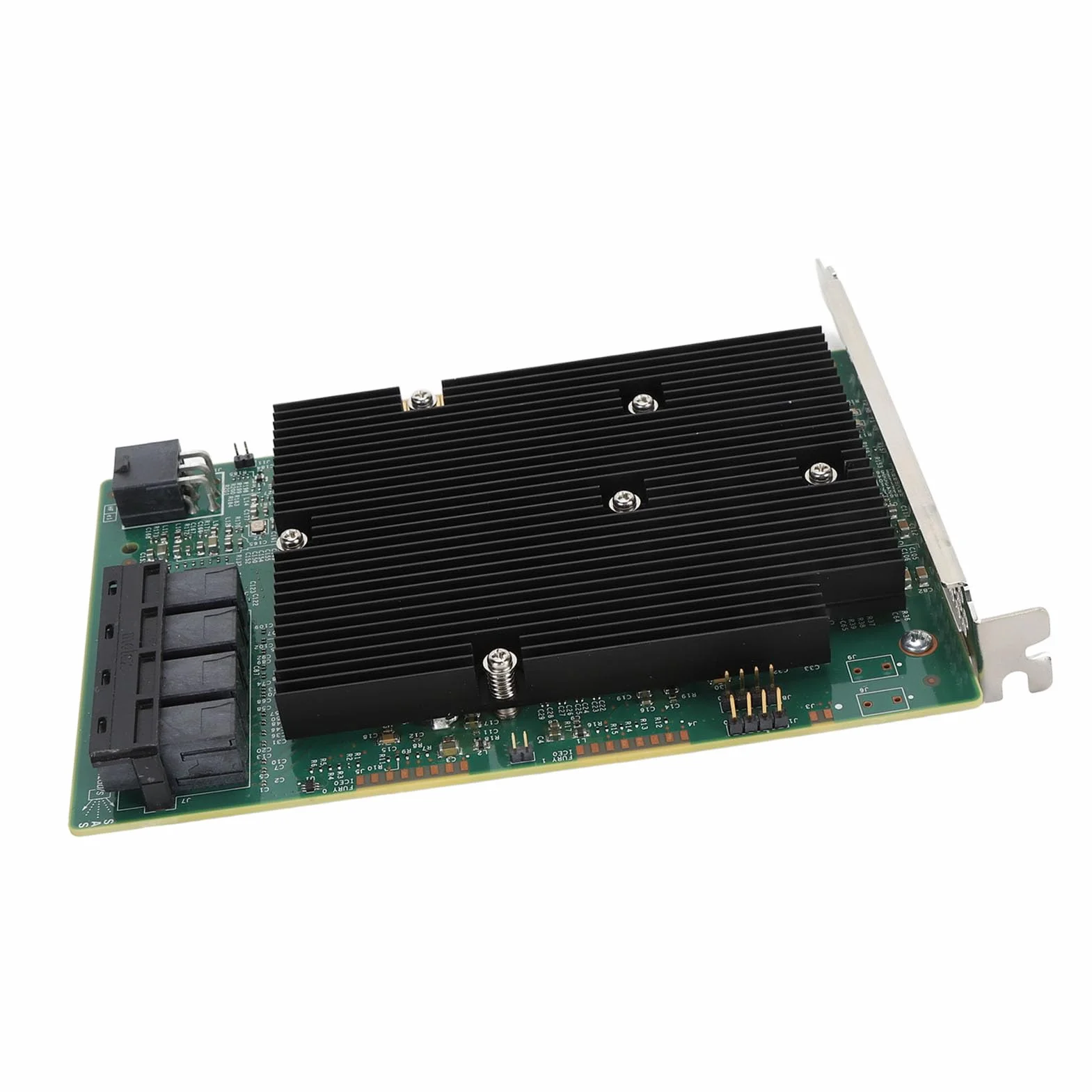 Wakects Scheda HBA LSI SAS 9300 16I, Controller SAS PCIe 3.0 a 16 Porte 12Gb/s con connettività di Archiviazione Ad Alte Prestazioni per VMware FreeBSD
