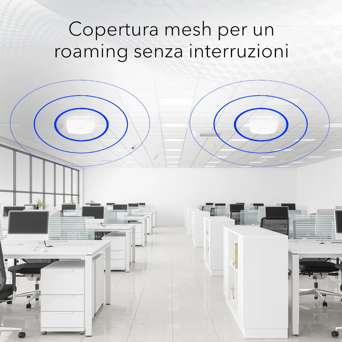 NETGEAR WAX605 WiFi 6 AX3000: Wireless Access Point Unifi Professionale e Ripetitore WiFi ad Alte Prestazioni