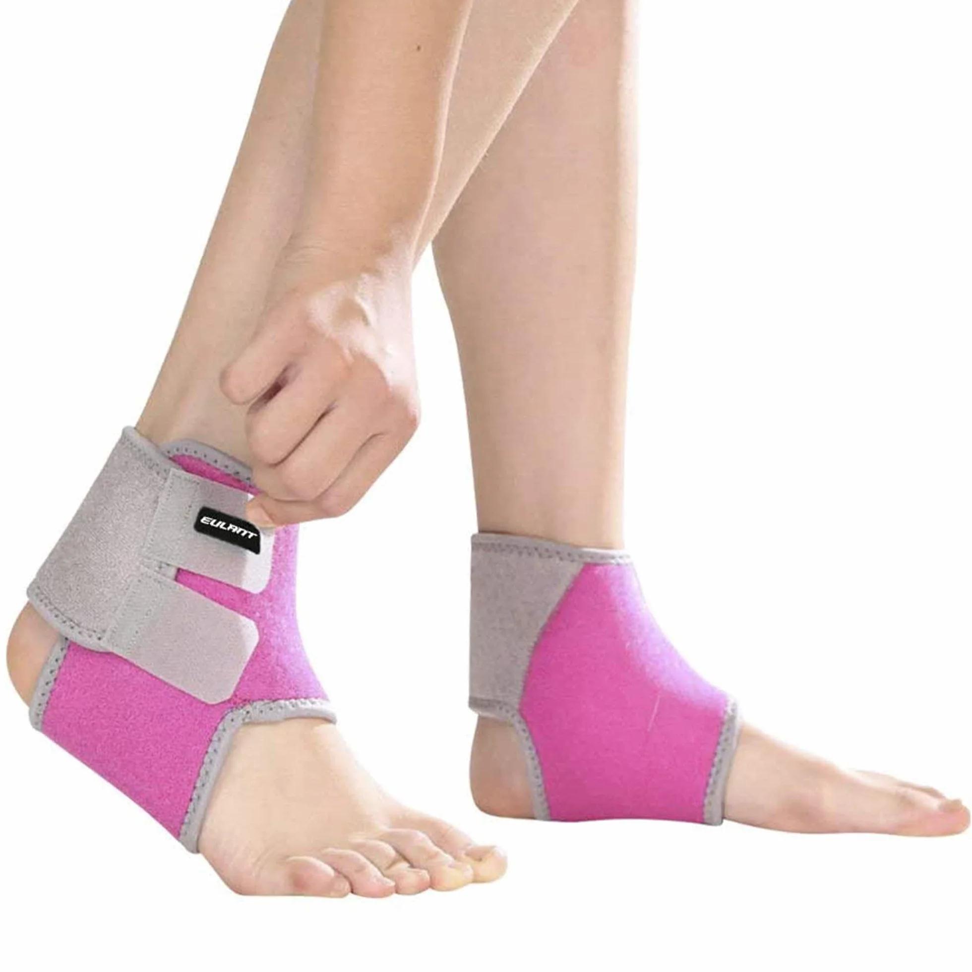EULANT Supporto per Caviglia Bambini, 1 Paio Compressione Cavigliera Sportiva Corsa Ciclismo