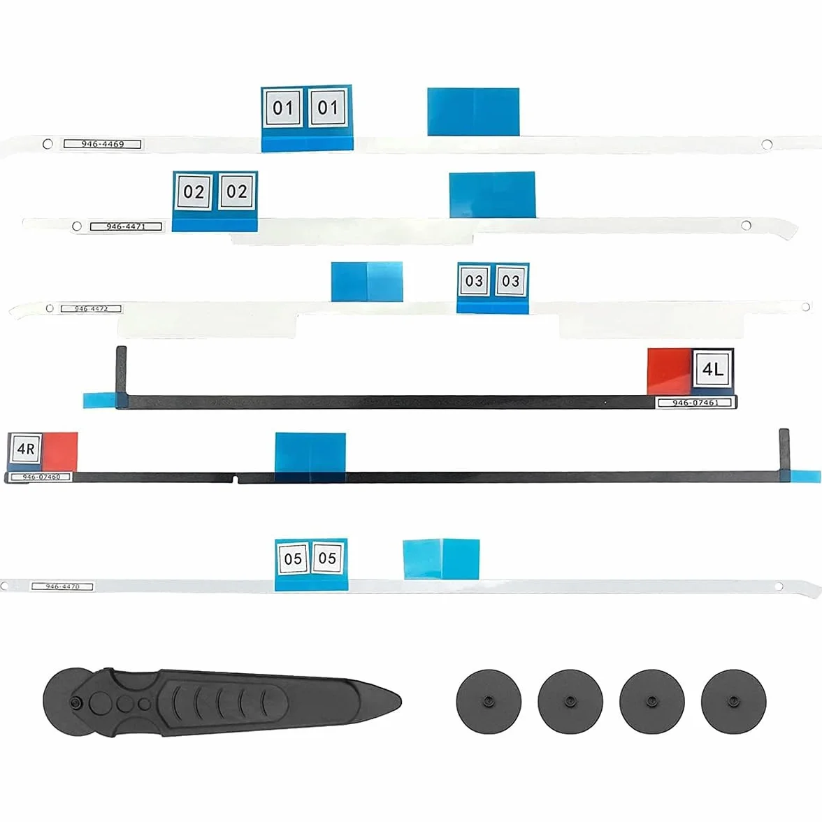 Kit di Riparazione dello Schermo Display LCD Strisce adesive Adesivi per Apple iMac 21,5 Pollici A1418 Retiona 2017 2019 2020