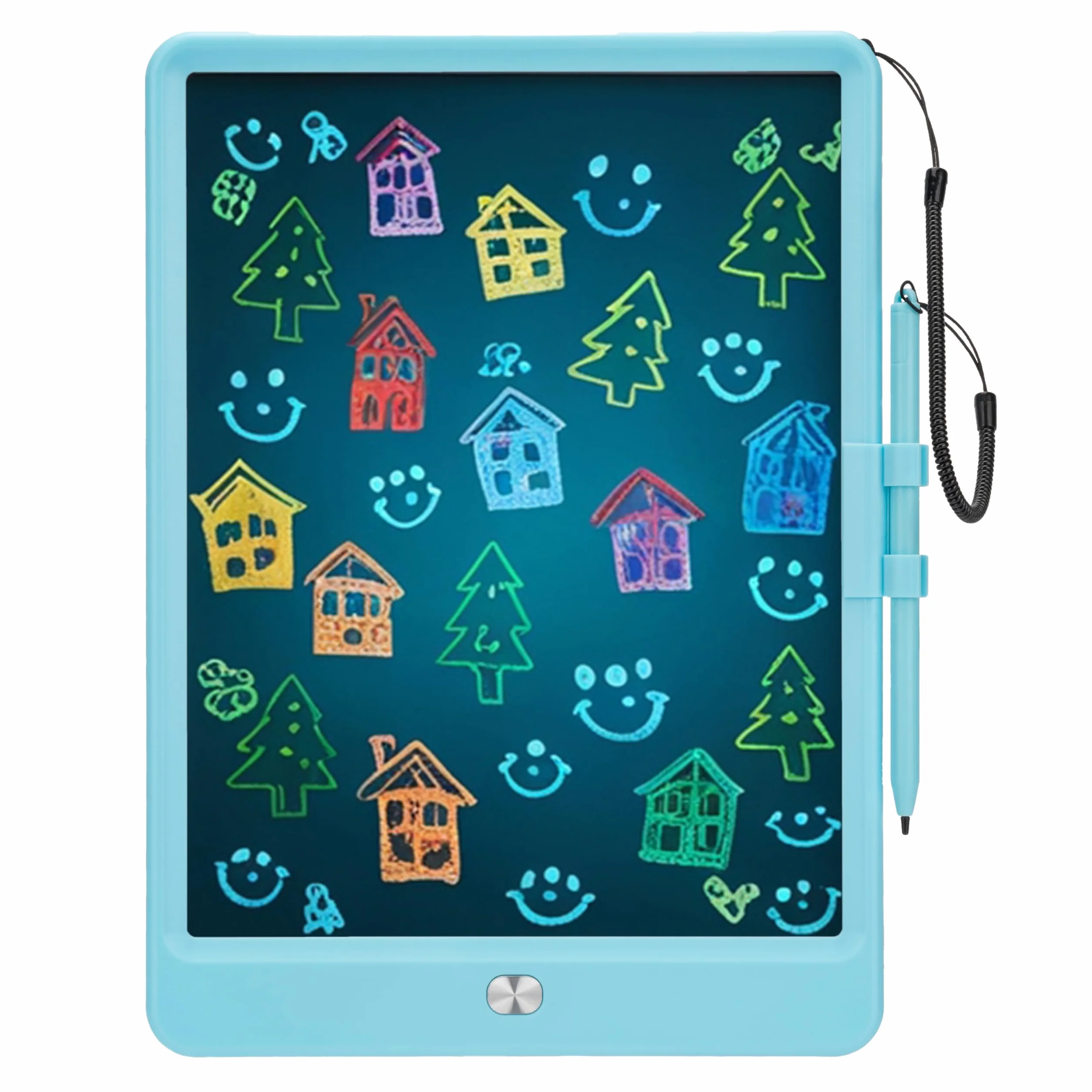 Tavoletta Grafica LCD 10 Pollici per Bambini con Penna e Gancio Portapenna