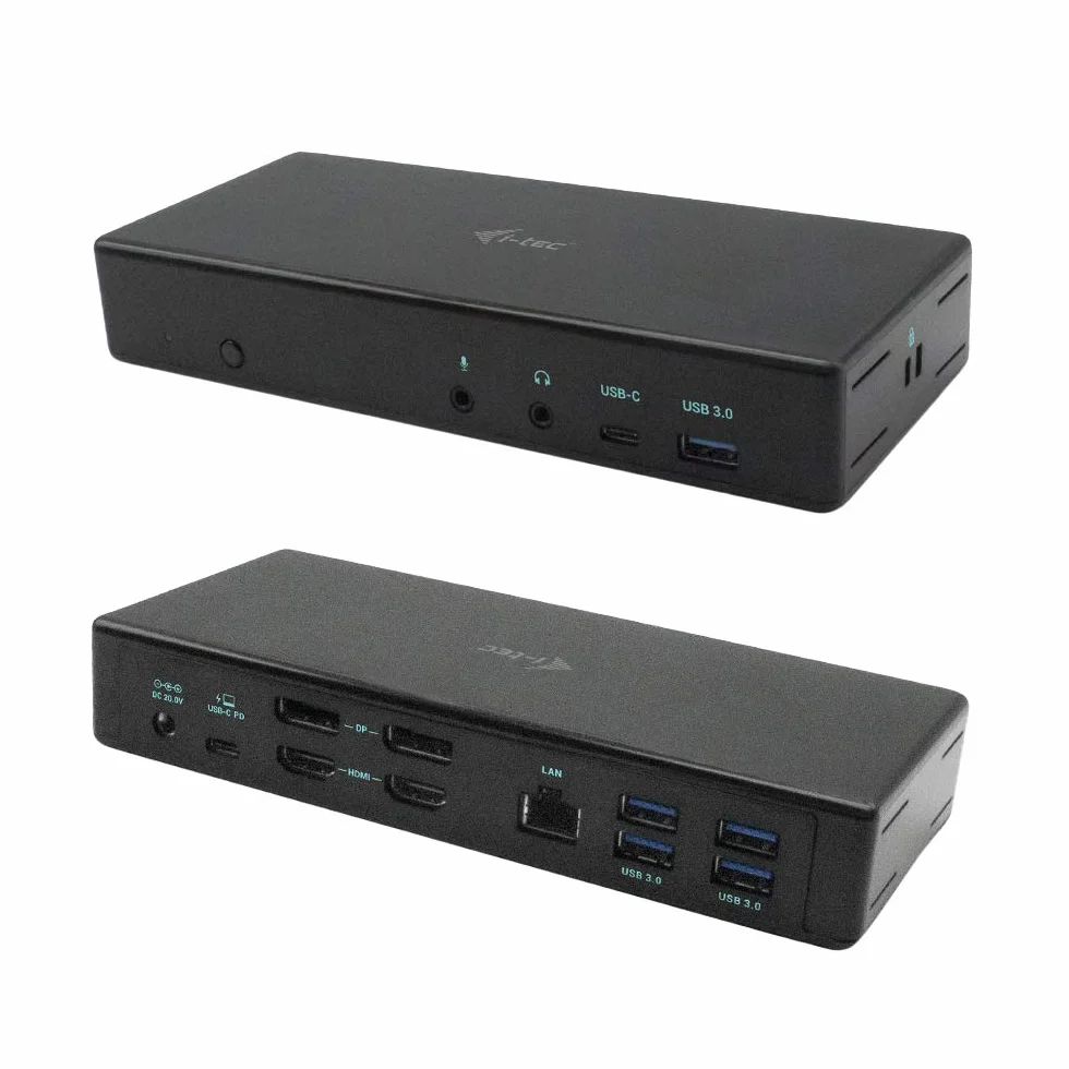 I-Tec USB-C Quattro Display Stazione Docking con Consegna Alimentazione, Accessori I-Tec