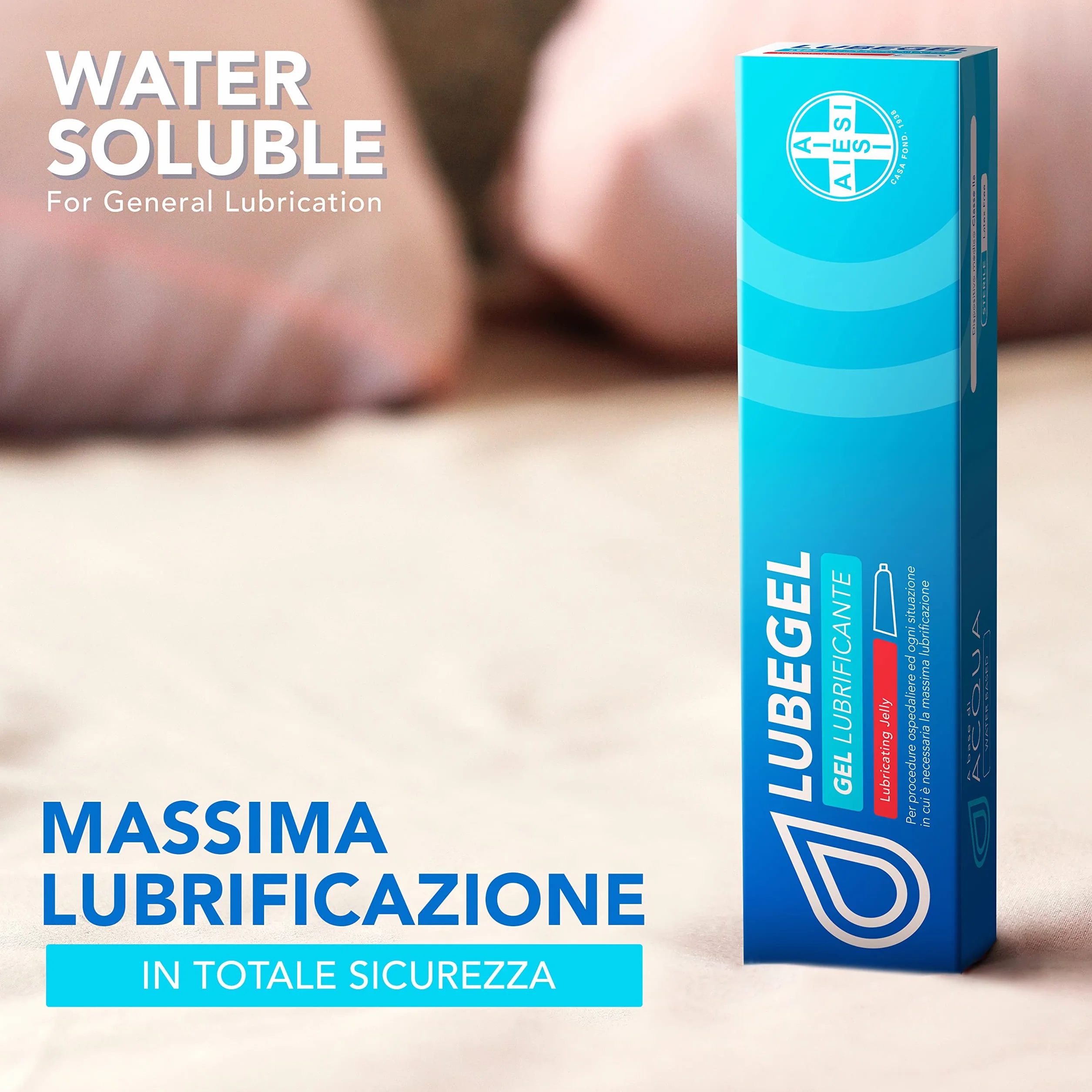 LUBEGEL AIESI Gel Lubrificante sterile 82 grammi per cateteri e procedure ospedaliere