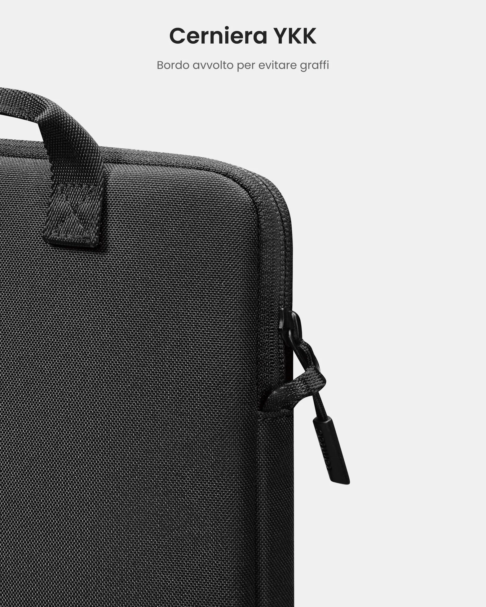 tomtoc Slim Borsa a tracolla per 13 Pollici iPad Pro M4 2024 & iPad Air M3/M2 2025-2024, 12,9'' iPad Pro 6/5/4 M2&M1, Tessuto Ecologico, Misura per iPad Pro con Magic Keyboard e Smart Keyboard Folio