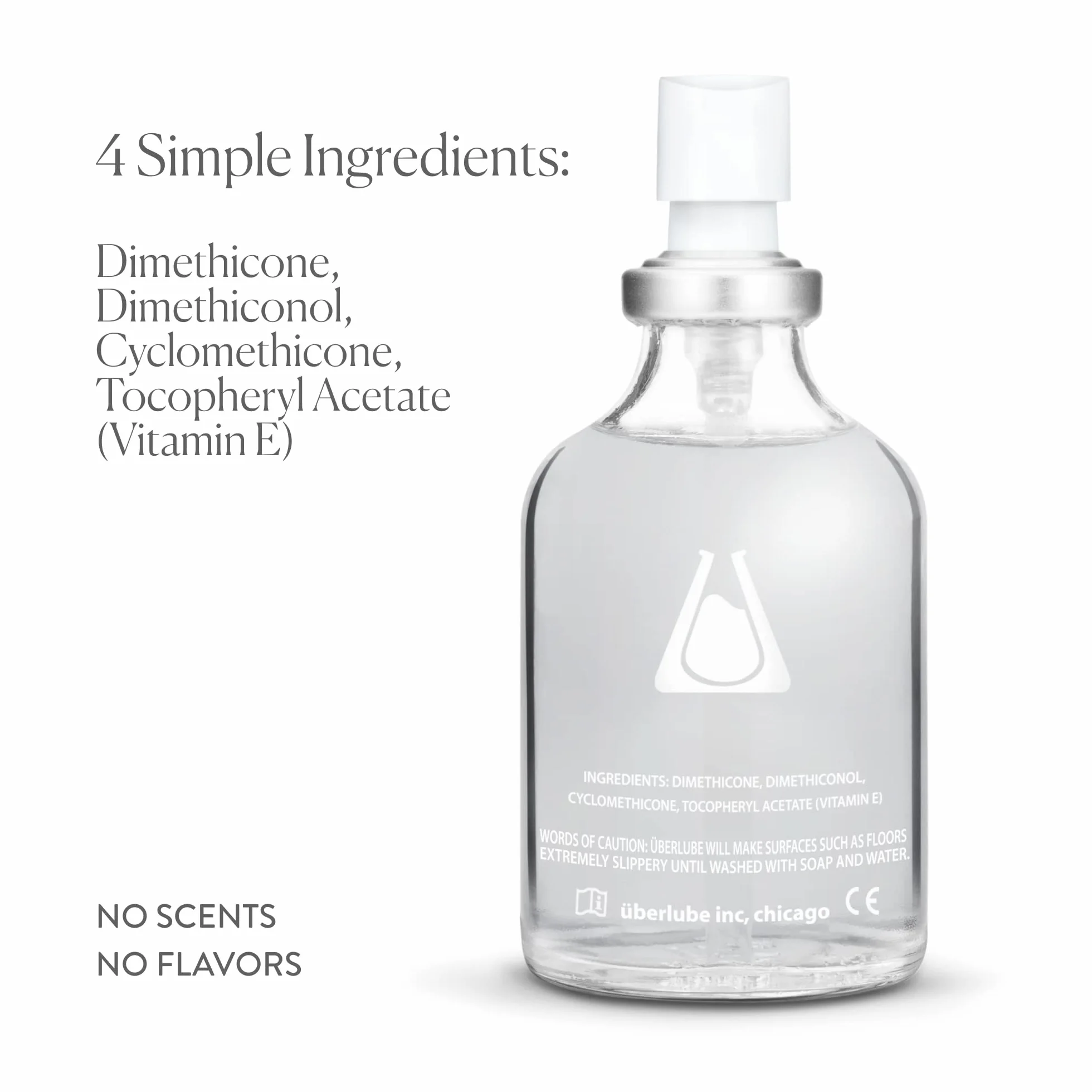 Lubrificante Intimo Überlube Luxury al Silicone con Vitamina E Latex-Safe 55ml