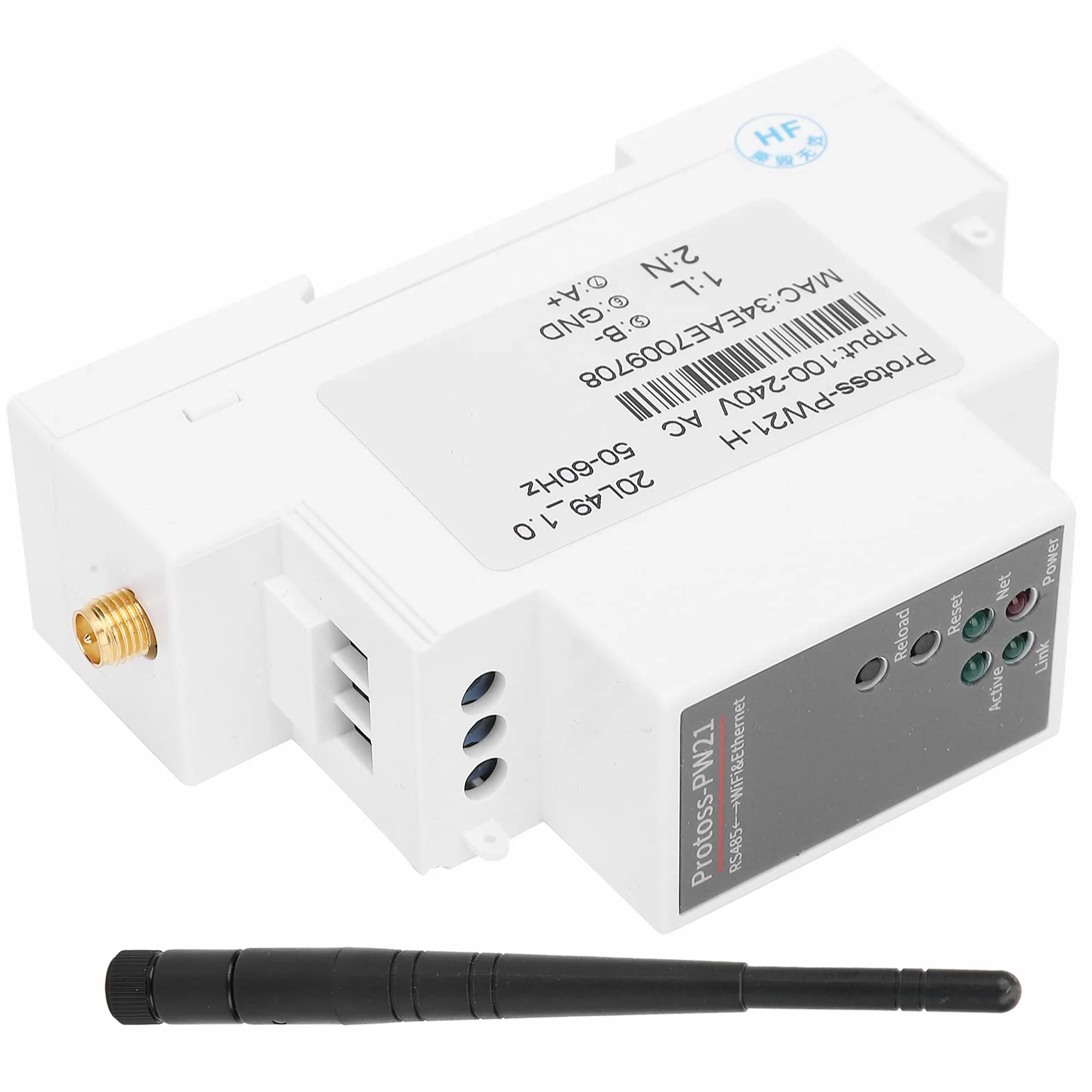 Serwer szeregowy WiFi RS485 PW21-H AC 100-240V Modbus Ethernet IP