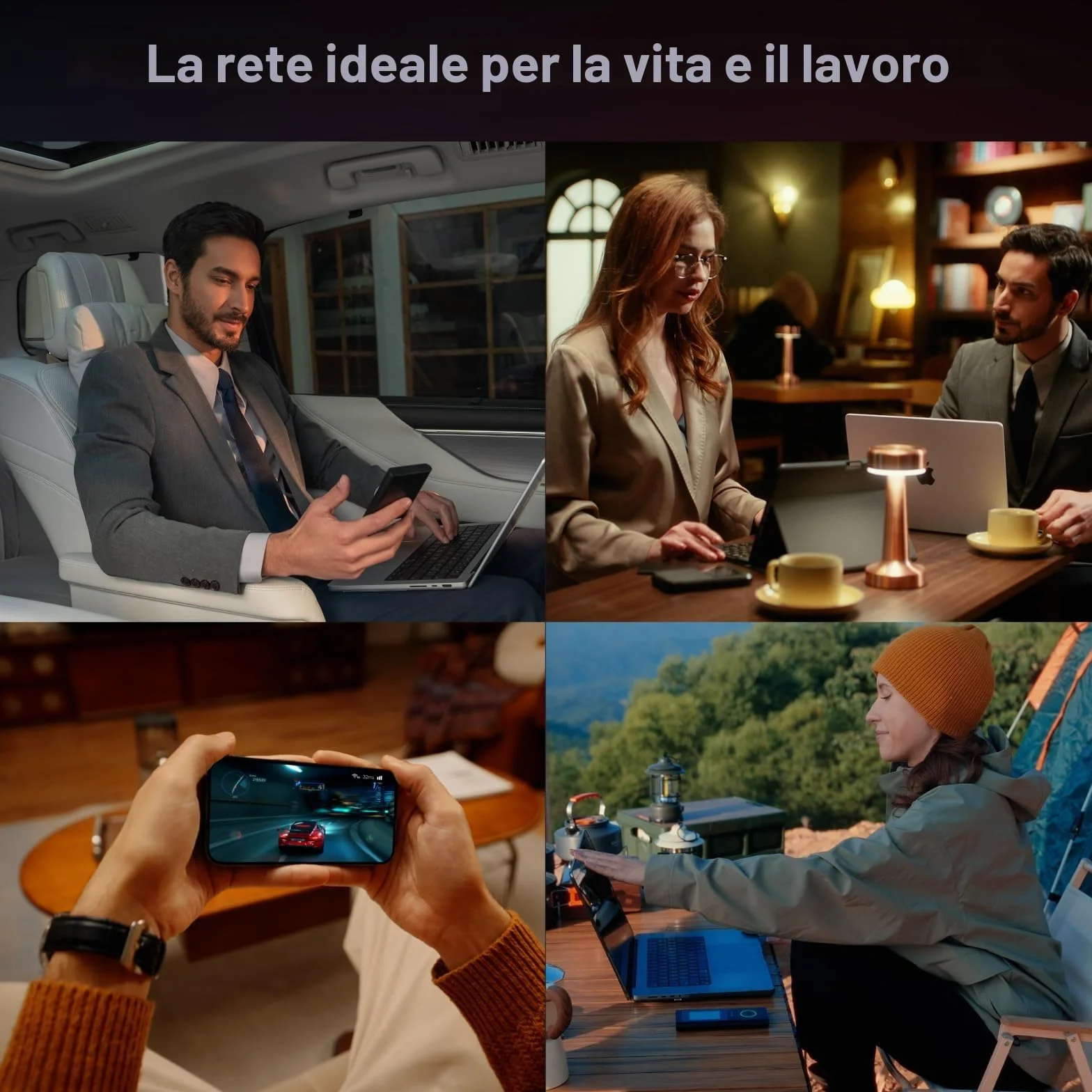 GlocalMe U50 Numen Air 5G WiFi 5 Router Wifi Mobile, bande di frequenza globale, Non Necessita Scheda SIM, supporta 16 dispositivi, batteria da 5400 mAh, hotspot Wi-Fi da viaggio o casa (Nero)