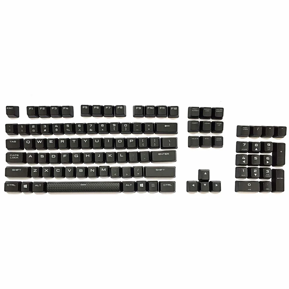 HUYUN Sostituzione originale 104 keycaps per Corsair K70 LUX RGB Rapidfire tastiera meccanica da gioco