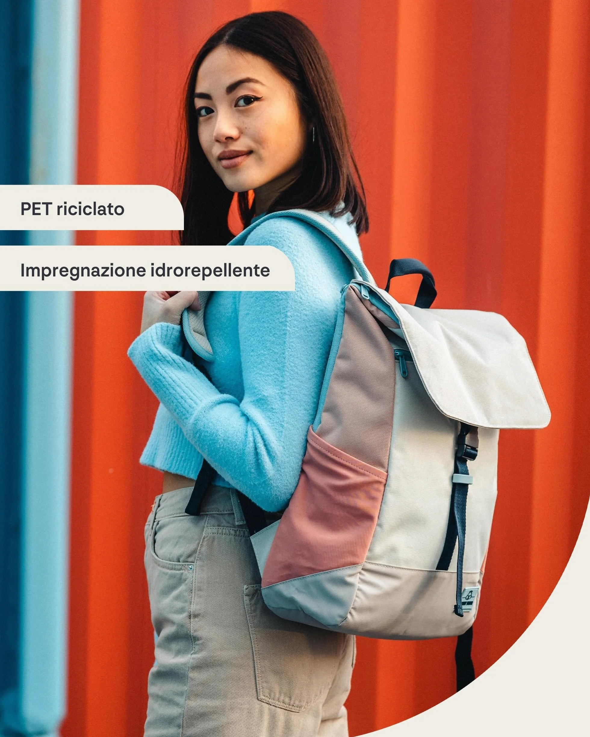 Johnny Urban Zaino Donna e Uomo Nero - MIKA - Zainetto con Vano per PC Portatile 16 Pollici - Backpack per Lavoro, Viaggio, Università - Impermeabile