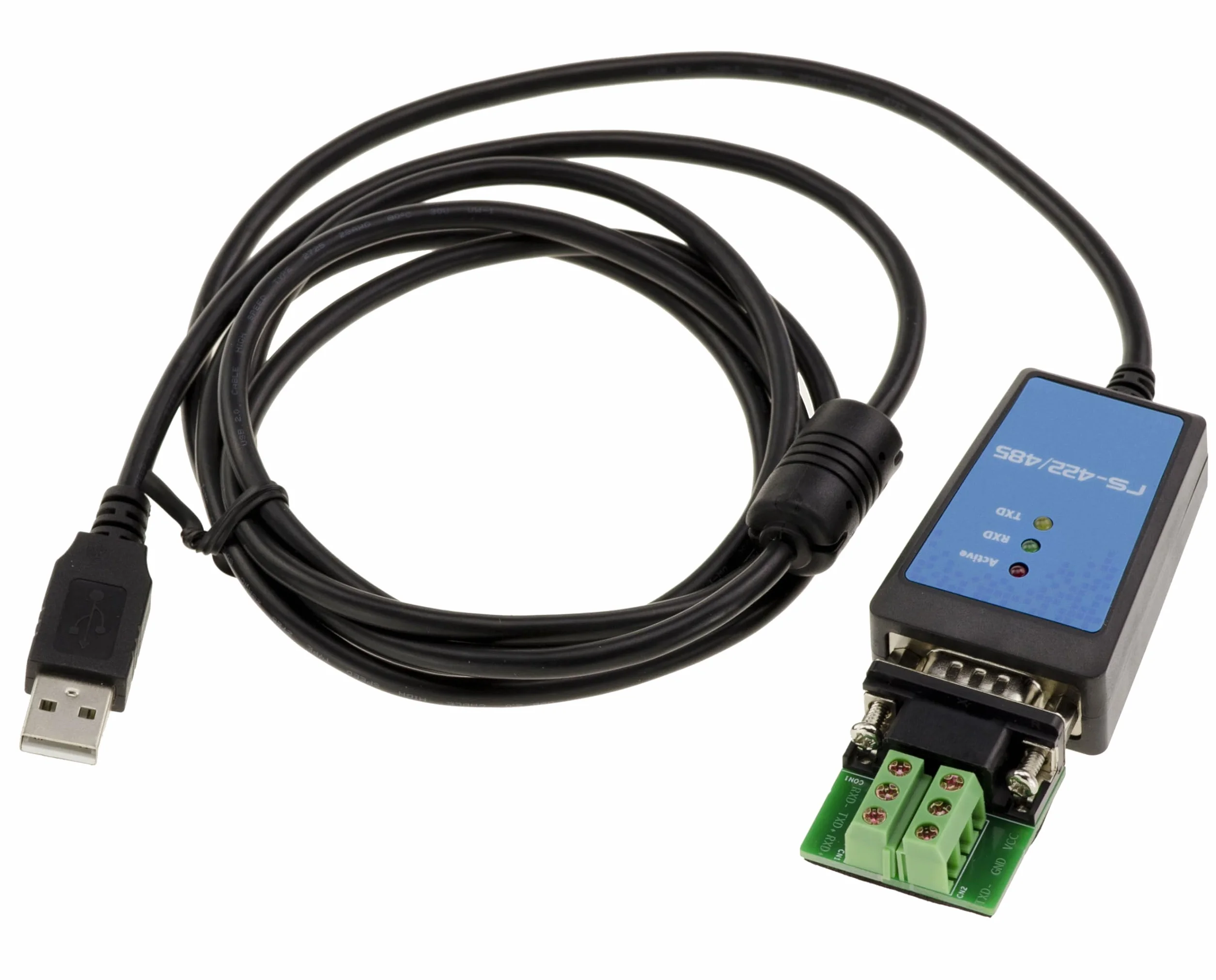 KALEA-INFORMATIQUE Convertitore da USB a RS422 RS485 con chipset FTDI FT232. Cavo da 1,8 m con protezione magnetica