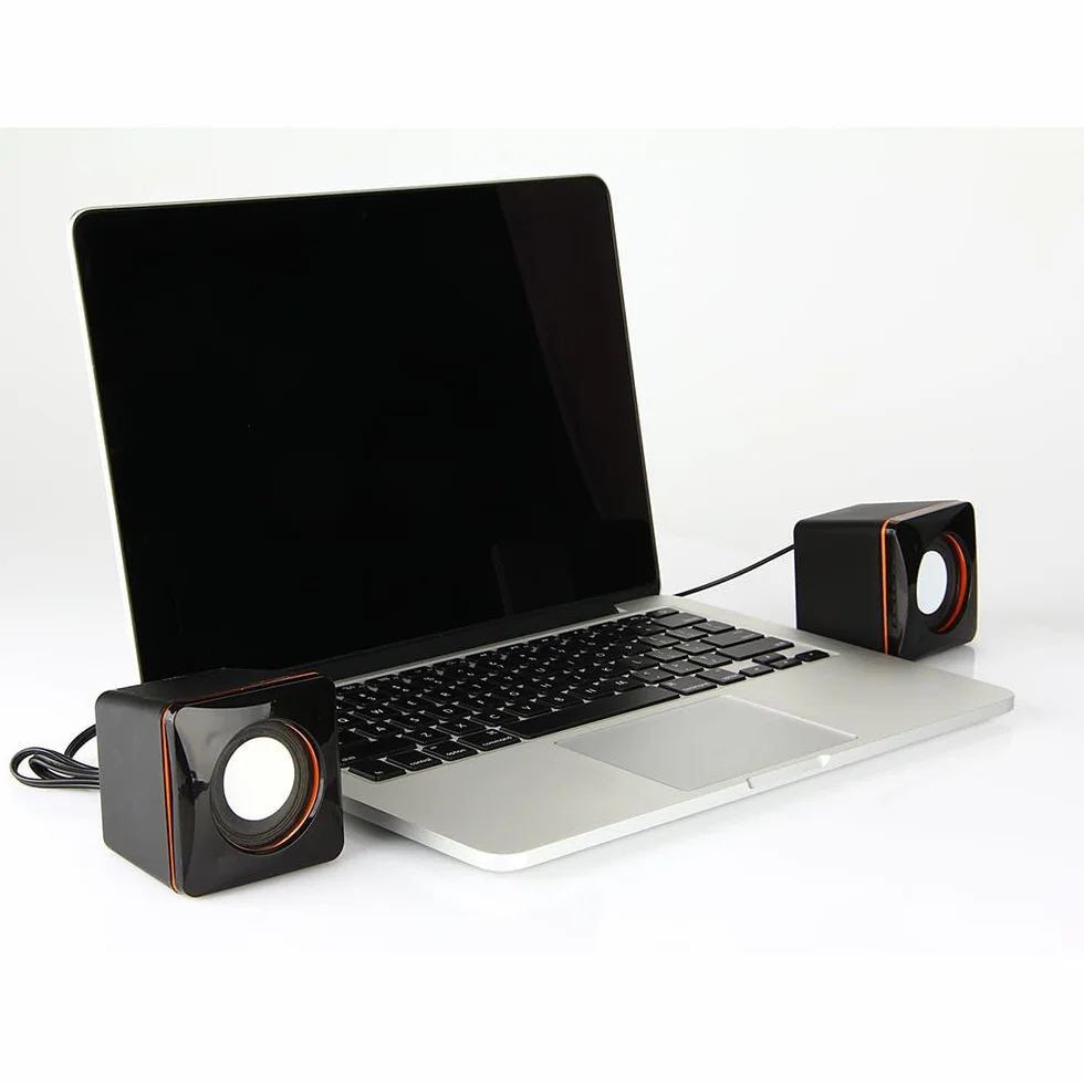 Casse per PC Altoparlanti Amplificate Audio AUX 3.5 mm Jack 2.0