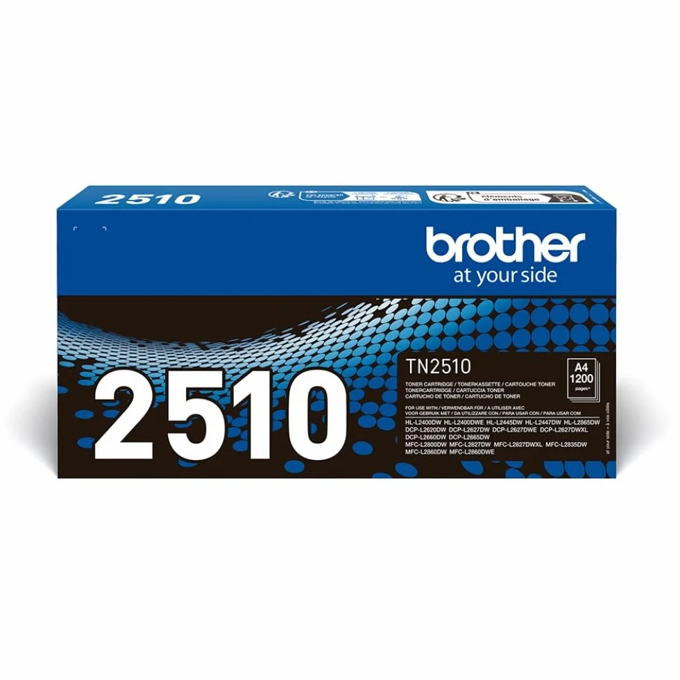 Brother TN2510 Toner Originale Nero 1200 pagine per Stampanti Serie L2000