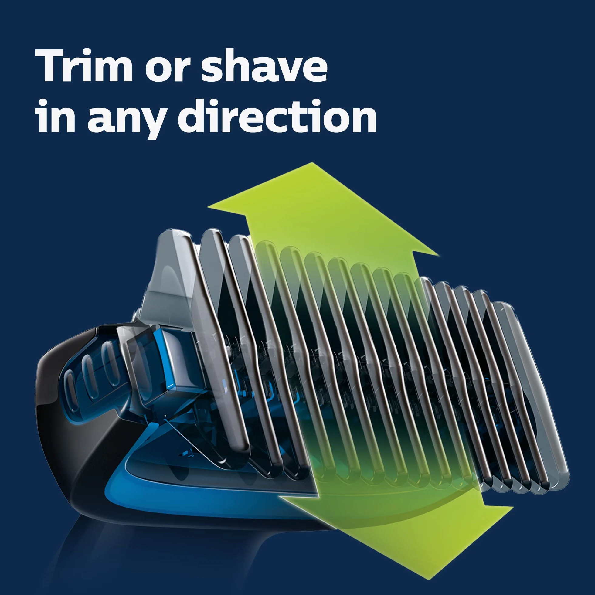 Philips Norelco BG1026/60 Bodygroom Series 1100 Rasoio e Toelettatura per il Corpo Impermeabile
