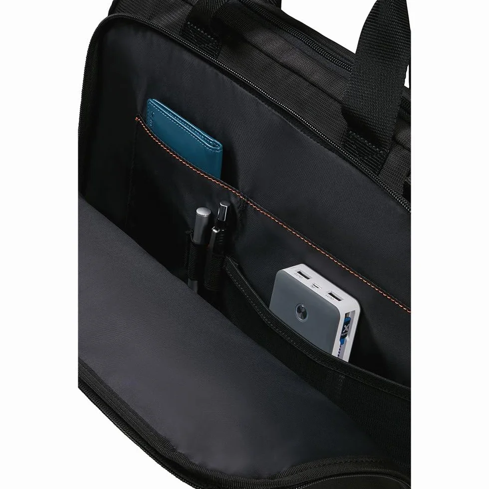 Samsonite Network 4 - Borsa per laptop 15,6 pollici, 42,5 cm, 15,5 L, nero (carbone nero)