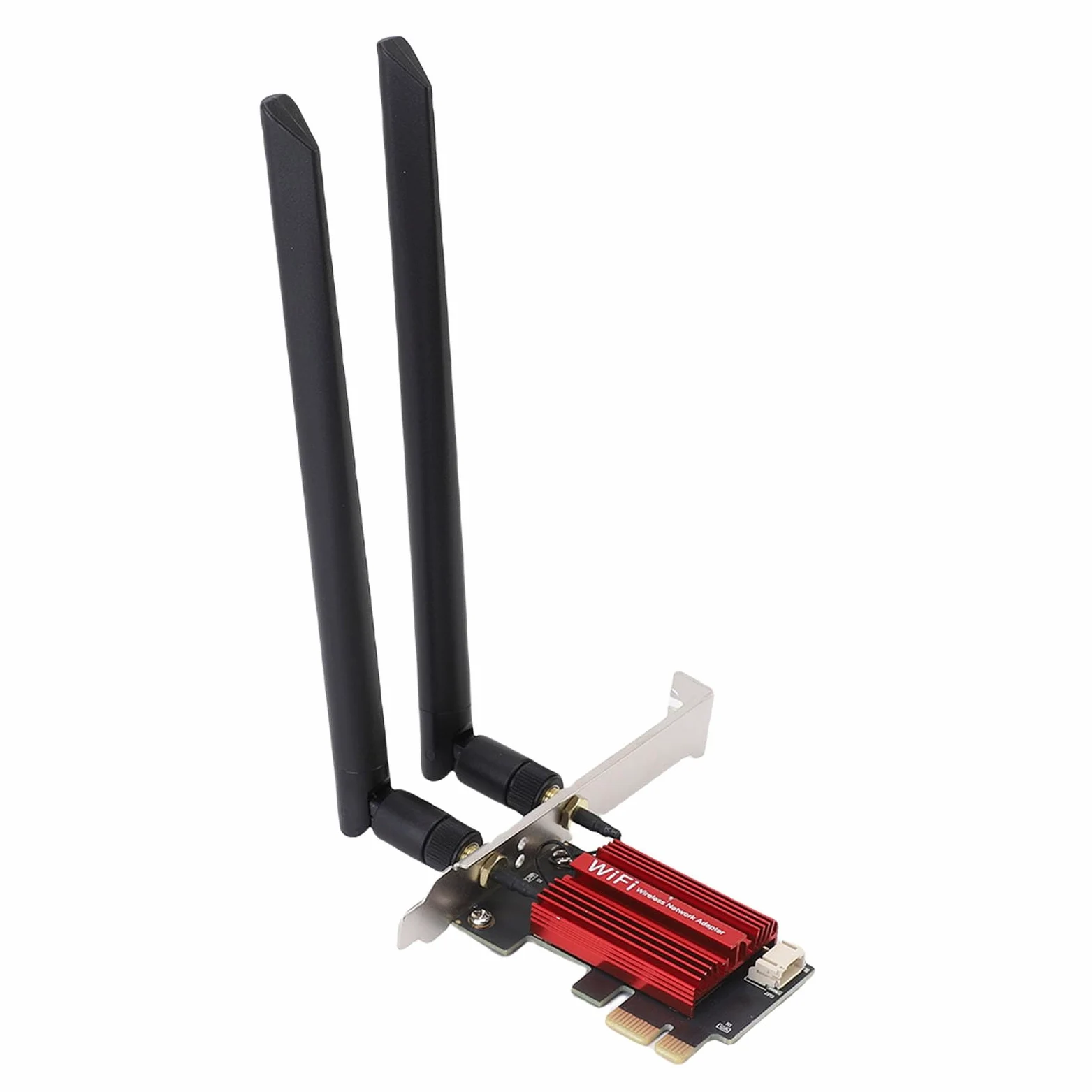 Tosuny WiFi 6E PCIe WiFi Scheda Per PC Desktop | Triple Band Band Network Card | Bluetooth 5.2 | Antenne Ad Alto Guadagno | Adattatore Wireless con OFDMA + MU-MIMO | Per Wins 10/11,