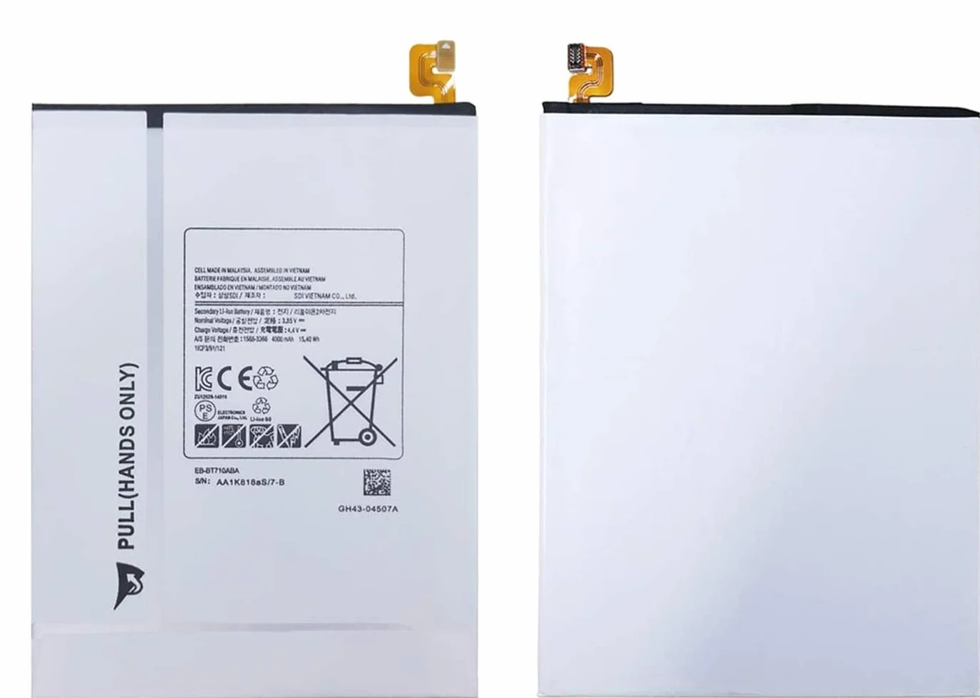 EB-BT710ABE Tablet Batteria per Samsung Galaxy Tab S2 8.0 Inch LTE-A SM-T710 SM-T713 SM-T715 SM-T715C SM-T715N0 SM-T715Y SM-T719 SM-T719C Series EB-BT710ABA EB-BT710ABC 3.85V 15.4Wh