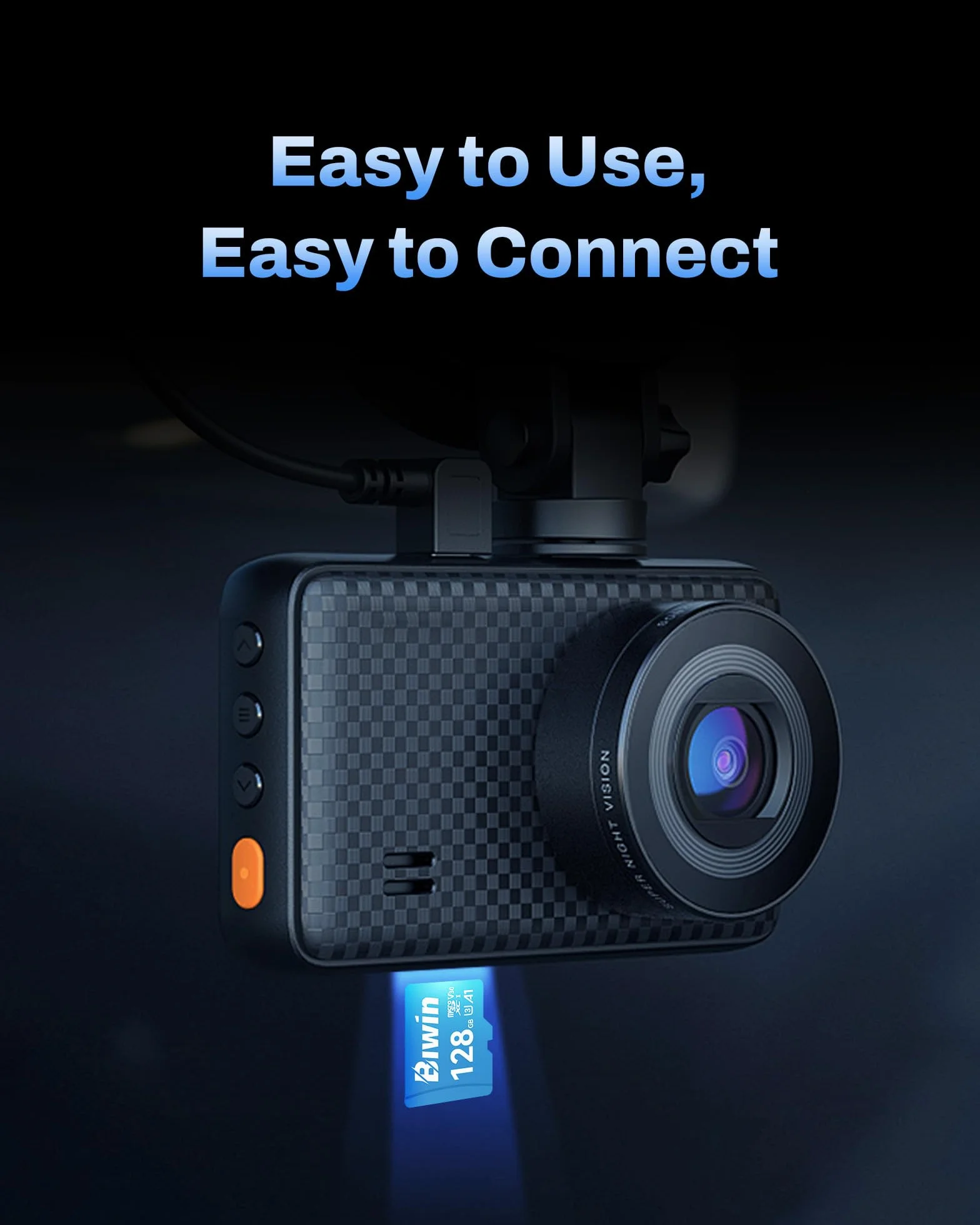 Biwin Scheda di memoria MS100 MicroSDXC UHS-I 128 GB – Lettura fino a 160 MB/s – A1 V30 U3 4K UHD video per la registrazione video di smartphone/tablet/fotocamera digitale Canon Sony