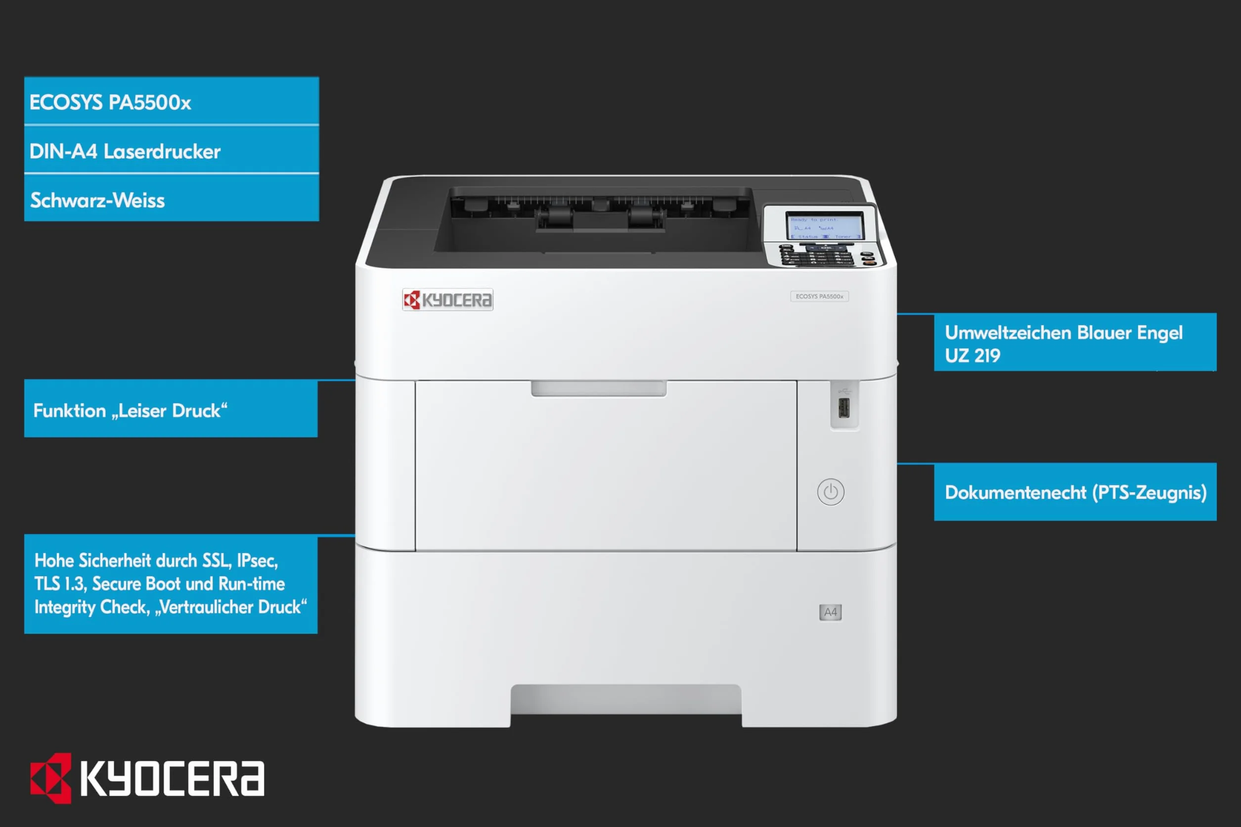 STAMPANTE KYOCERA ECOSYS PA5500x A4 55pp