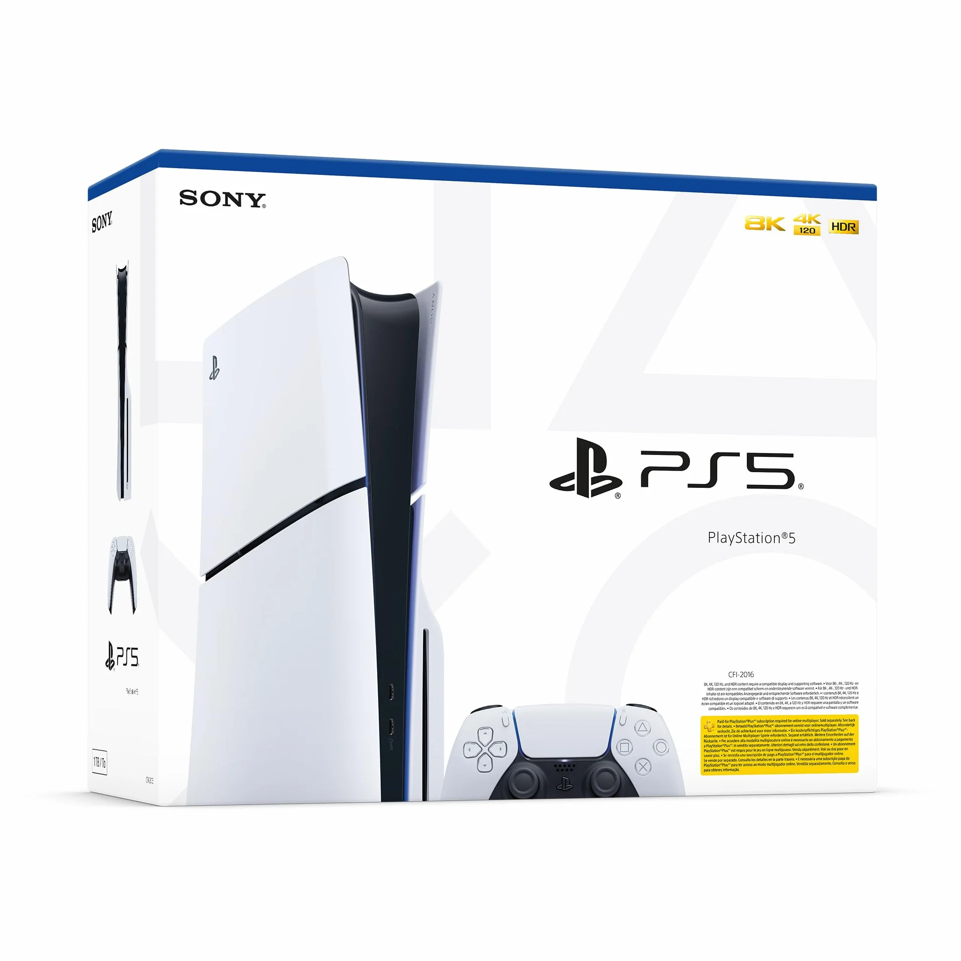 SONY PS5 Slim Blu-Ray 1TB SSD D-Chassis EU