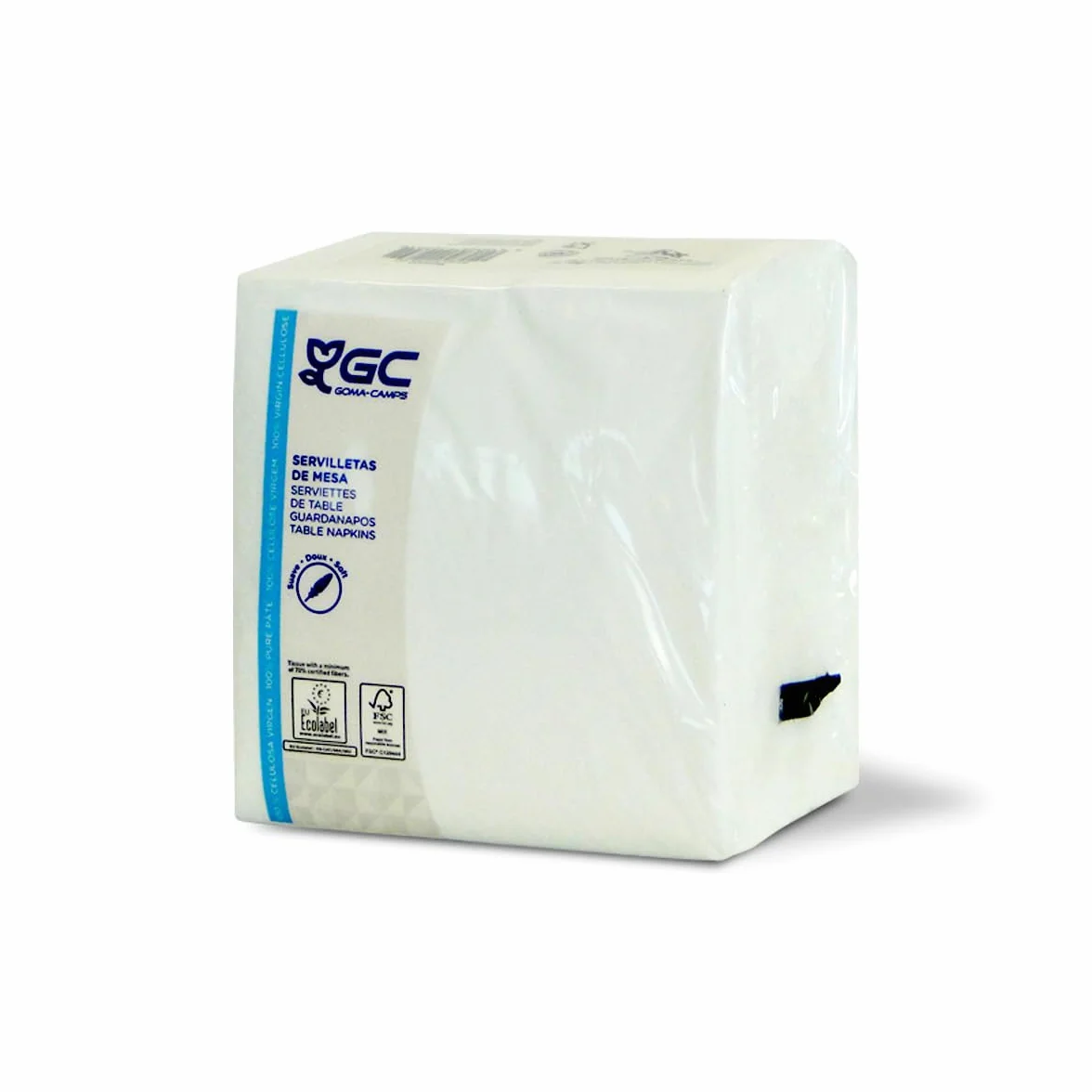 Hostelnovo Tovaglioli di Carta Bianca 2 Strati 30 x 30 cm Goffrata Bordo