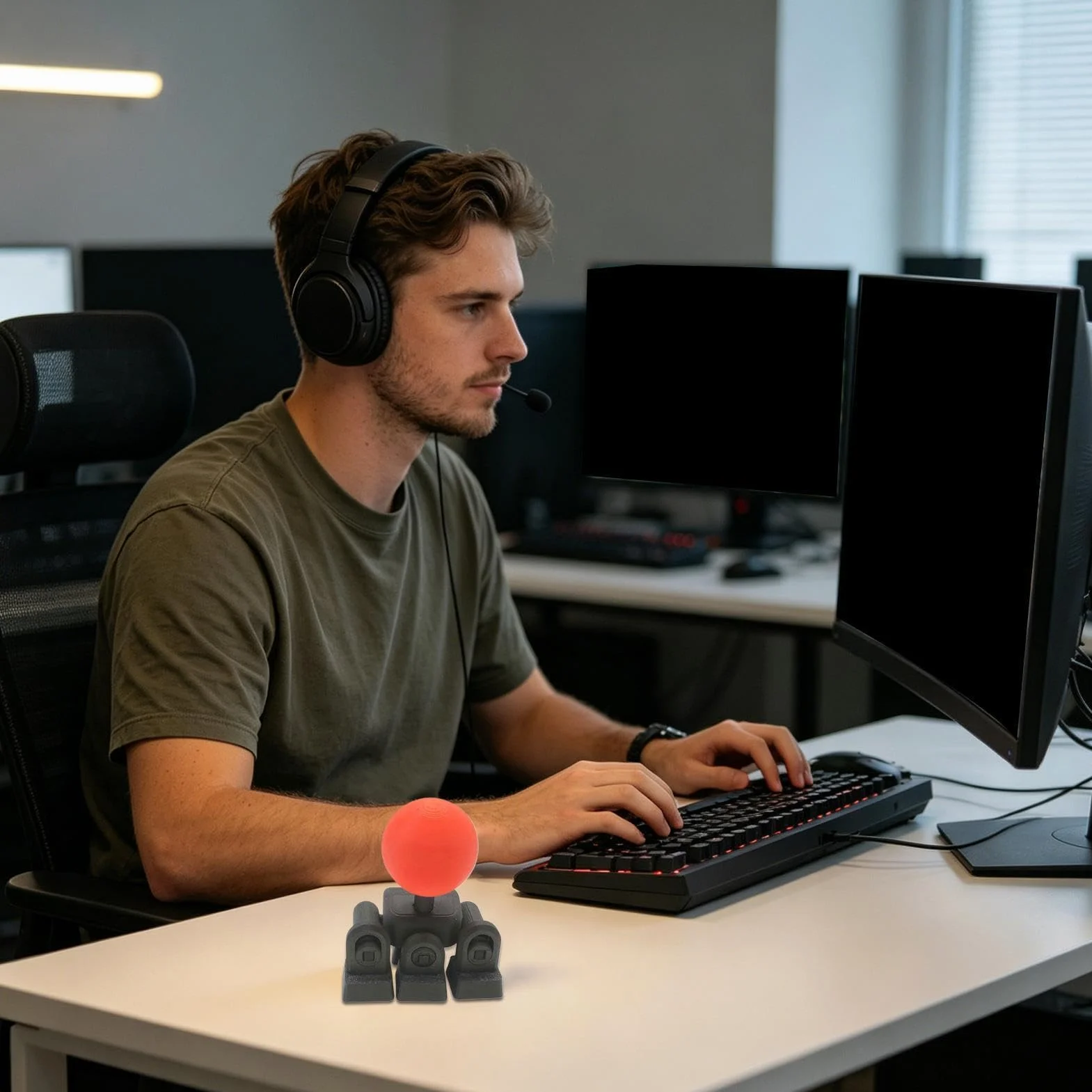 Copritastiera con joystick per tastiera stampato in 3D, Joystick per tastiera con copritasti, Novità stampata in 3D , Attacco per pulsante analogico, Mod tasto direzionale a 4 vie per meccanica