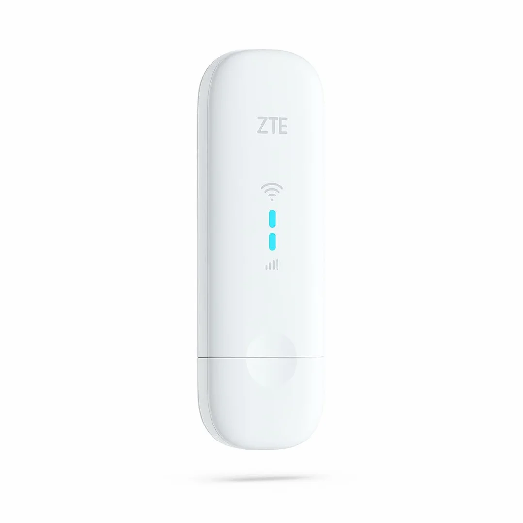 ZTE MF79U Modem USB Wi-Fi sbloccato Hotspot da viaggio per 10 dispositivi Bianco