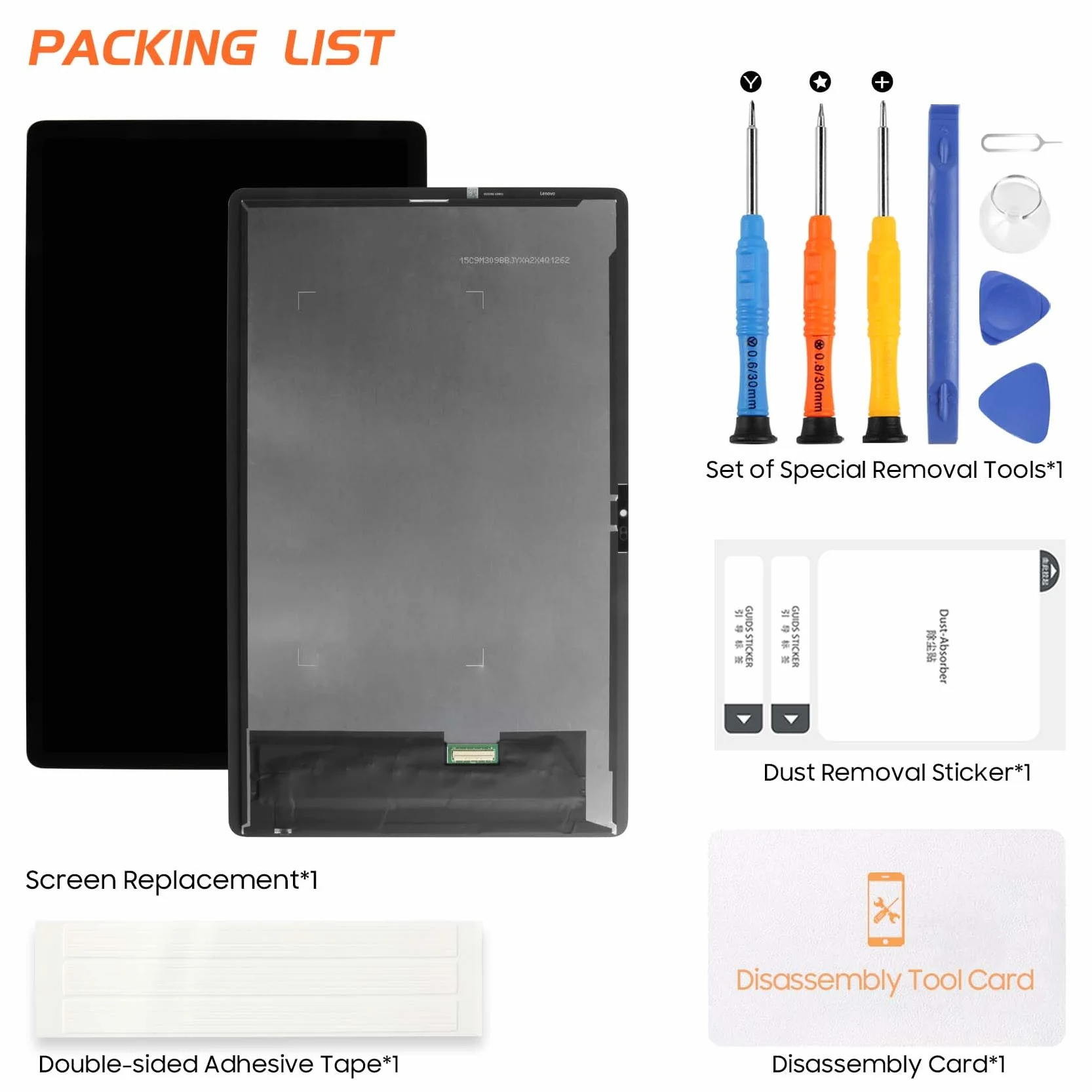 Display LCD per Lenovo Tab P11 Gen 2 Display LCD per Lenovo Tab P11 2022 TB350FU TB350XU TB350 11,5 Pollici Schermo di Ricambio Touch Screen Assembly con Riparazione, Nero