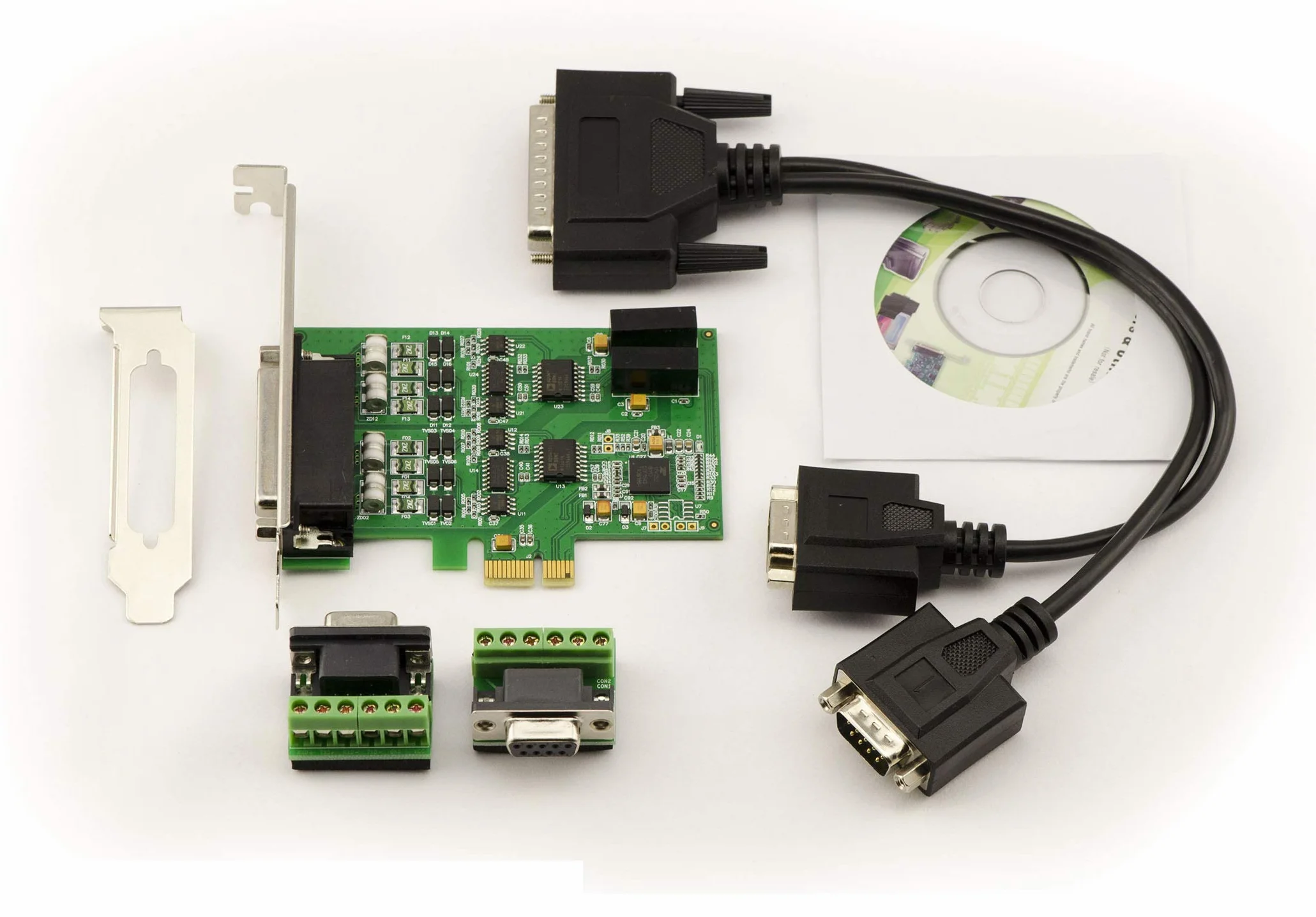 KALEA-INFORMATIQUE Scheda controller PCI Express PCIe a 2 porte RS422 RS485 con chipset EXAR XR17V352.