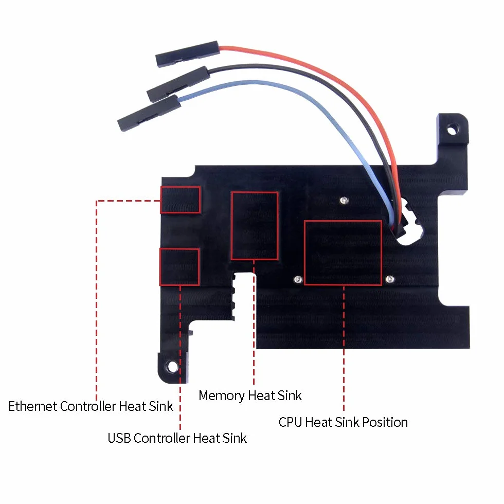 GeeekPi Raspberry Pi 4 Dissipatore di Alluminio con Ventola di Raffreddamento, Raspberry Pi 4 Armatura Lite Dissipatore con PWM Controllo della Velocità per Raspberry Pi 4 Modello B