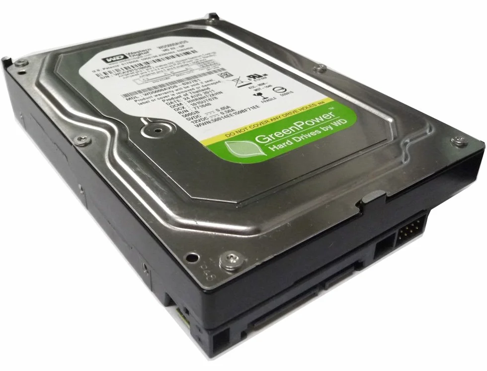 Western Digital Occidentale AV-GP Digitale HDD Interno da 3,5" da 500 GB, SATA, Buffer 32 MB, Nero