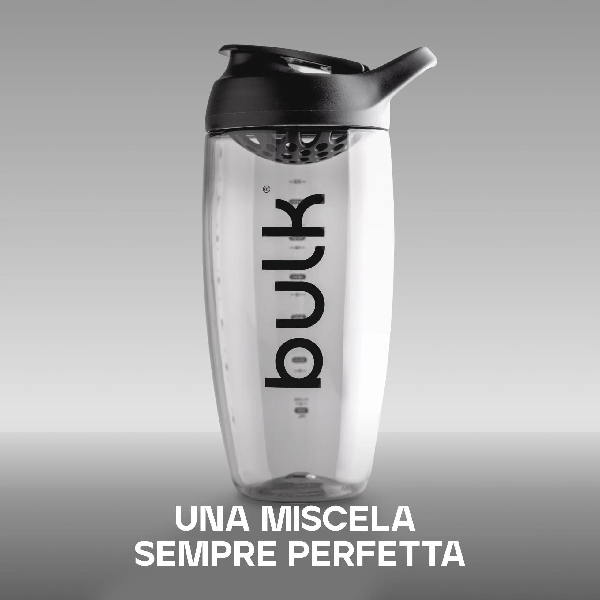 Promixx Pursuit Ecozen Shaker Nero 700ml Ecologico Resistente Agitatore Snap-Fit Coperchio Antiperdita