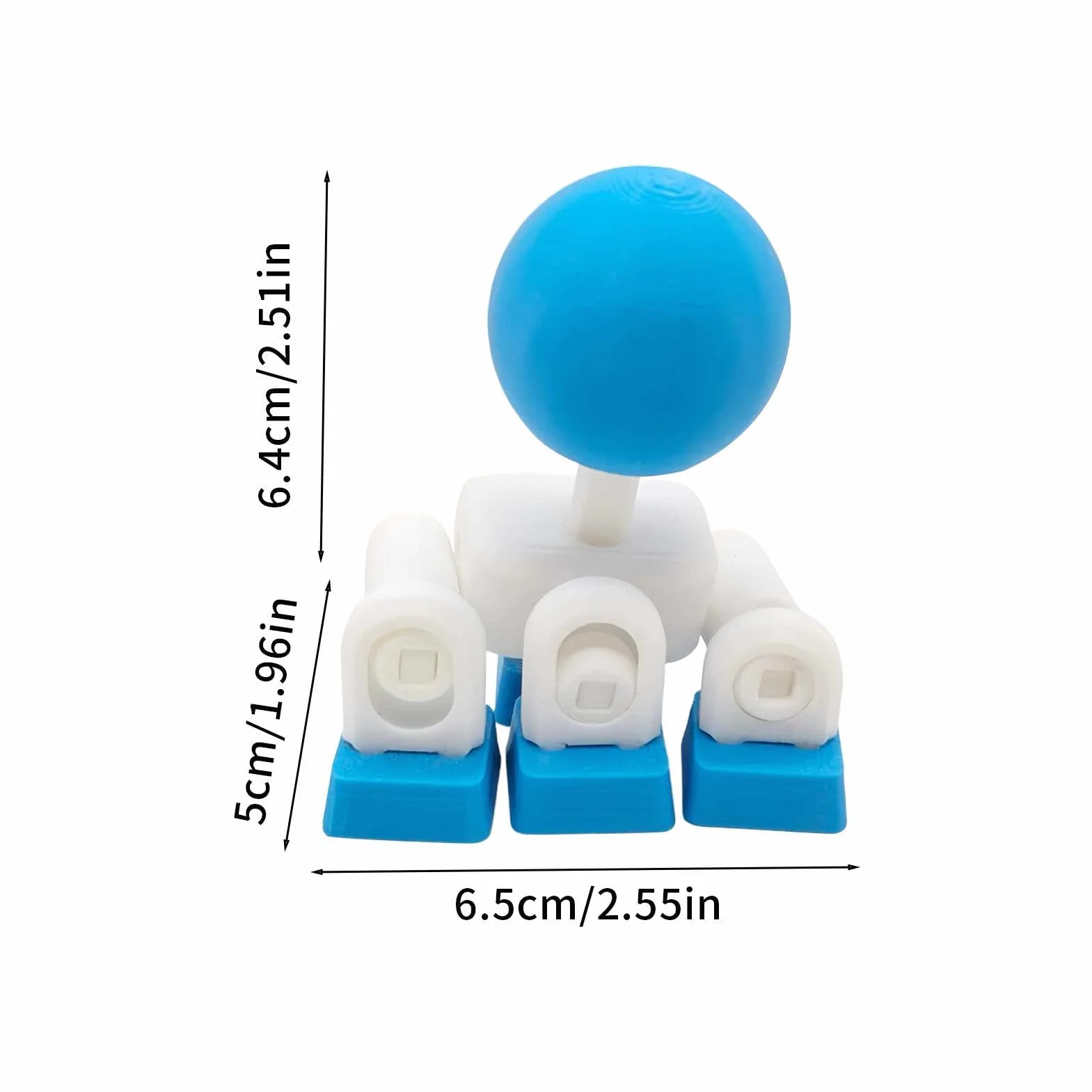 Tastiera Joystick Keycap - Rilascio rapido | Controller meccanico stampato in 3D con impugnatura antiscivolo, novità Mod per Arcade Esports Digitazione Video Editing Streaming Lavoro da casa in