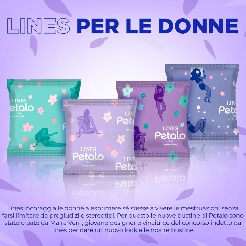 Lines Assorbenti Ali Petalo Ultra, Confezione da 12