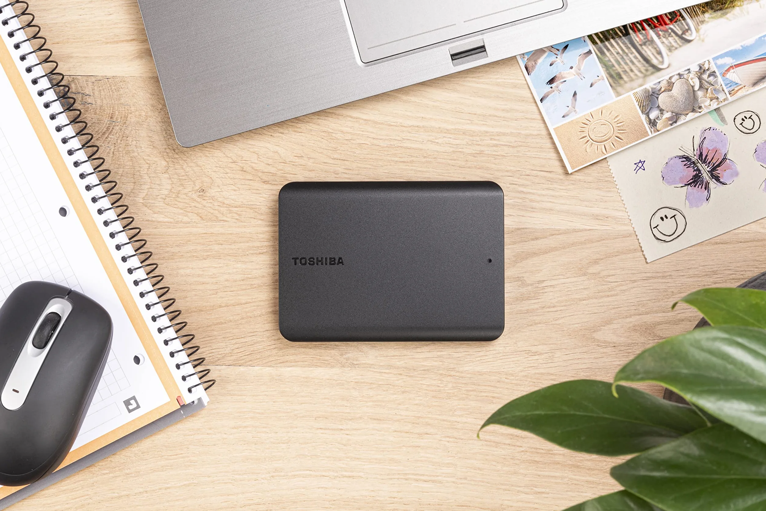 TOSHIBA Canvio Basics 4TB USB 3.0 External Portable Hard Drive Nero HDTB540XK3CA