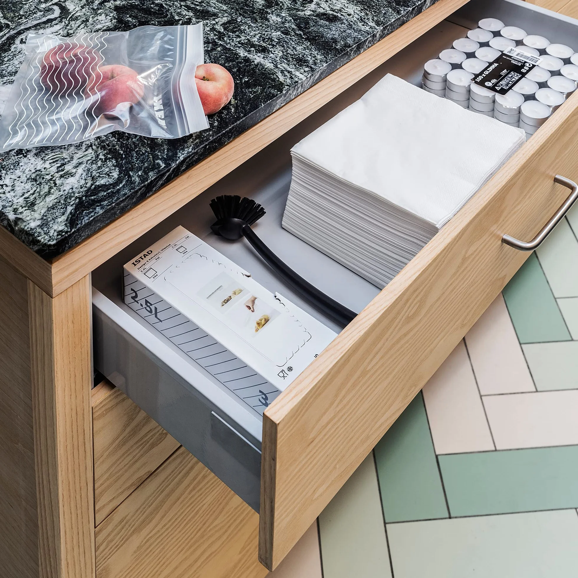 Ikea Fantastik Tovaglioli di carta 40x40 cm 100 pezzi bianchi