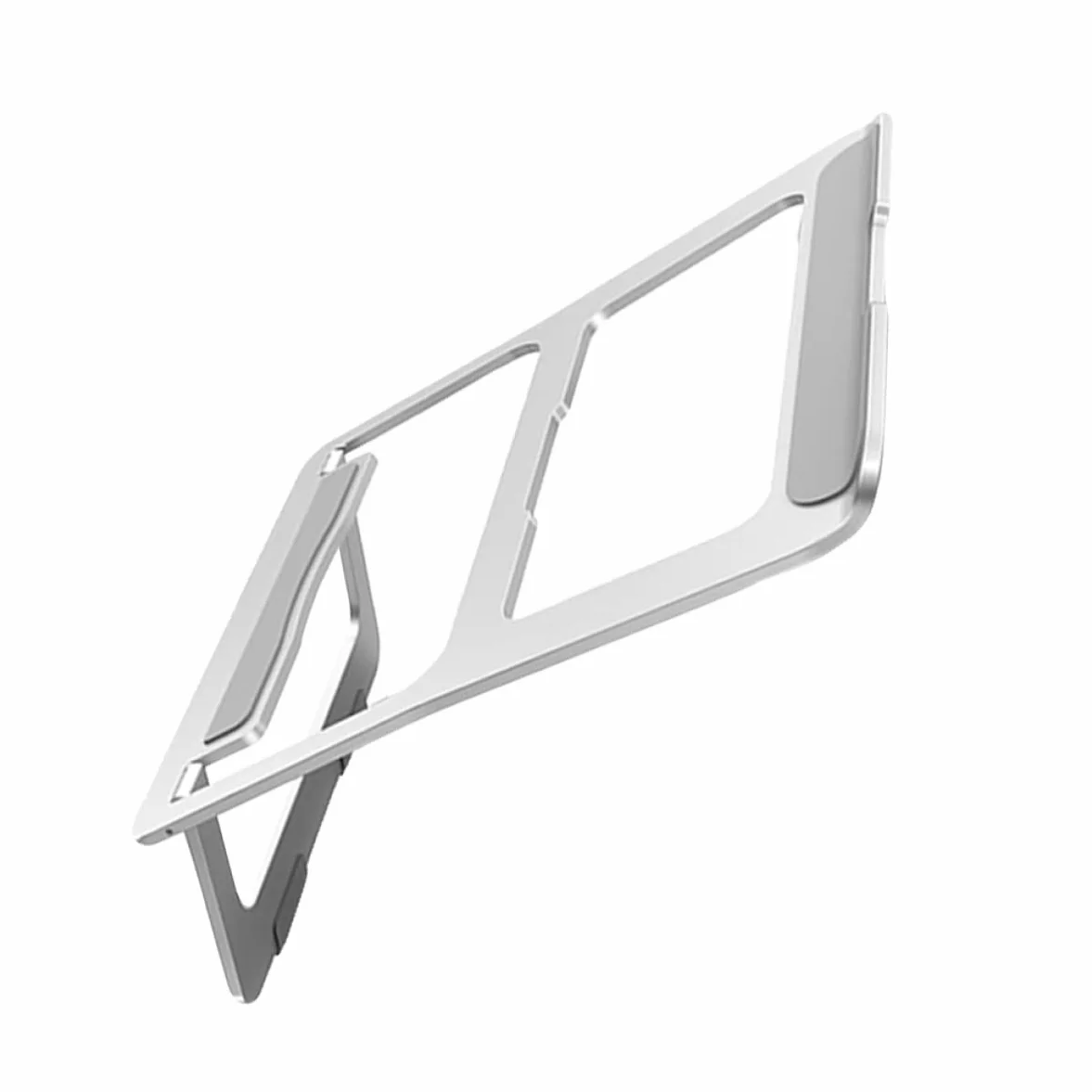 Supporto Pieghevole Per Laptop Lega Di Alluminio Supporto Ergonomico Per Notebook Ventilato e Multifunzione Ottimo Per Scrivania e Riduzione Del Cervicale