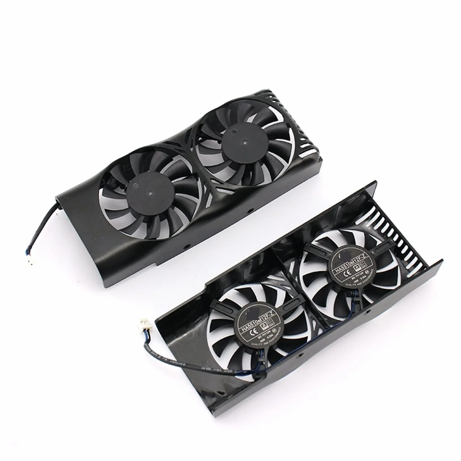 Youngran Ha5510m12f-z 0.20a 2 Spillo GTX1050. Ti. GPU. Ventola più Fresca Compatibile for Msi. GeForce. GTX 1050 2GT LP GTX 1050 Ti. 4GT LPV1. Fan di Raffreddamento della Scheda Grafica Leisurely