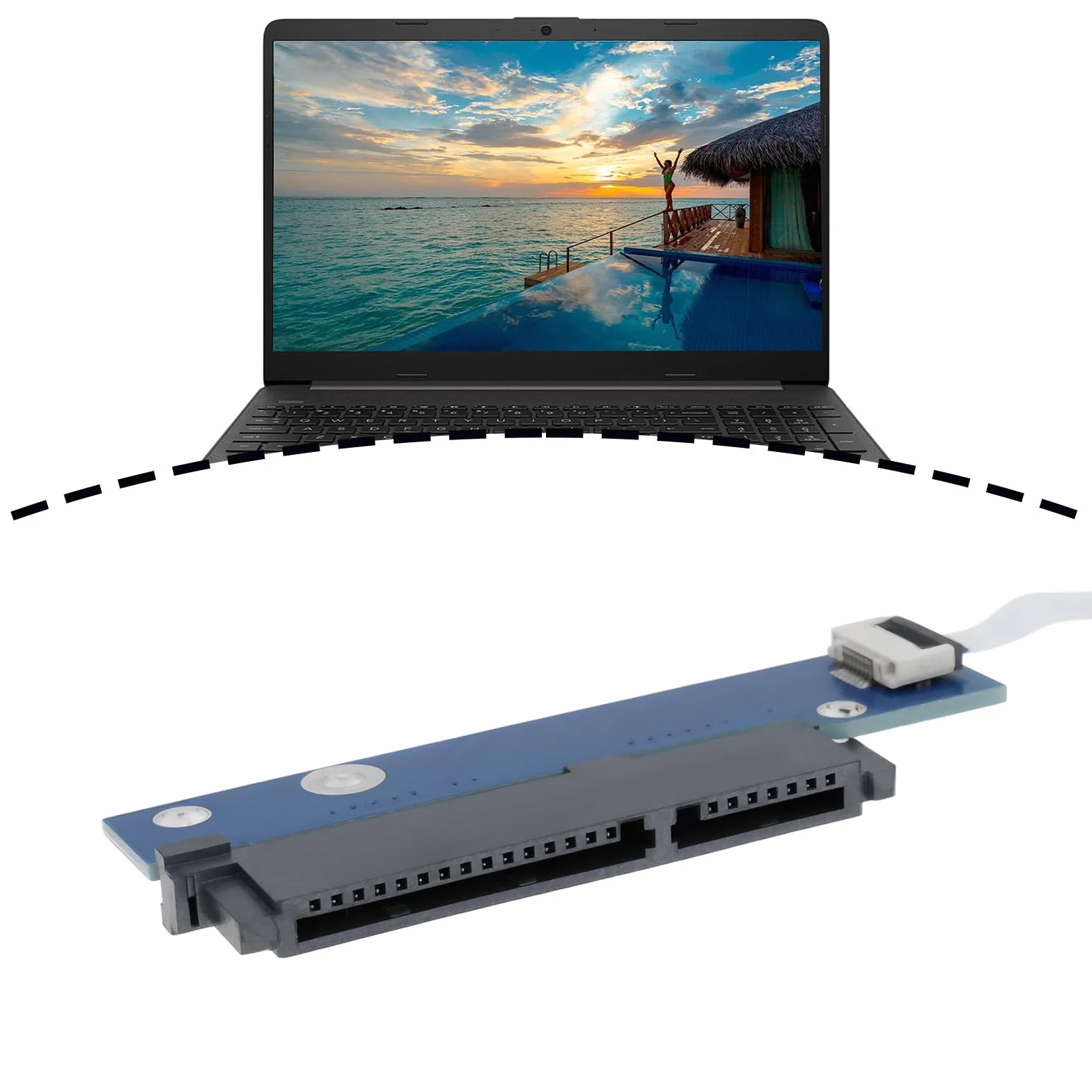 EMSea Laptop HDD Festplatten Kabel LS-H323P L52024-001 Compatibile con HP 250 255 G8 256 G8 250 G9 255 G9