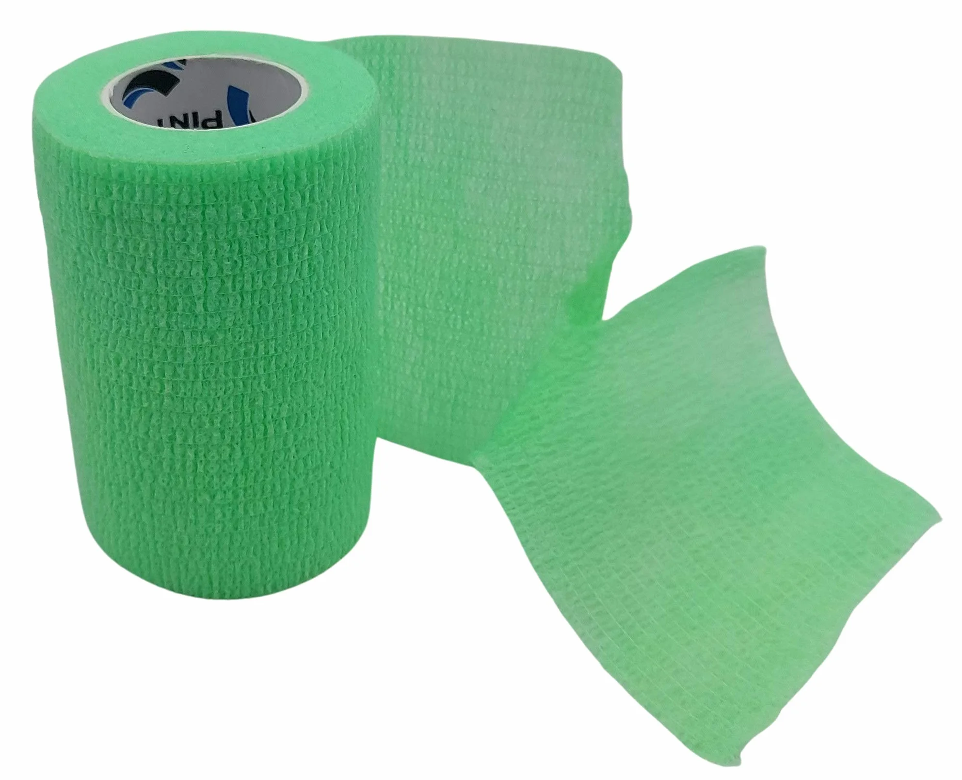 PintoMed Bendaggio Coesivo 6 x VERDE NEON Garza Elastica 7,5 cm x 4,5 m Autoadesiva Bende Primo Soccorso Confezione da 6