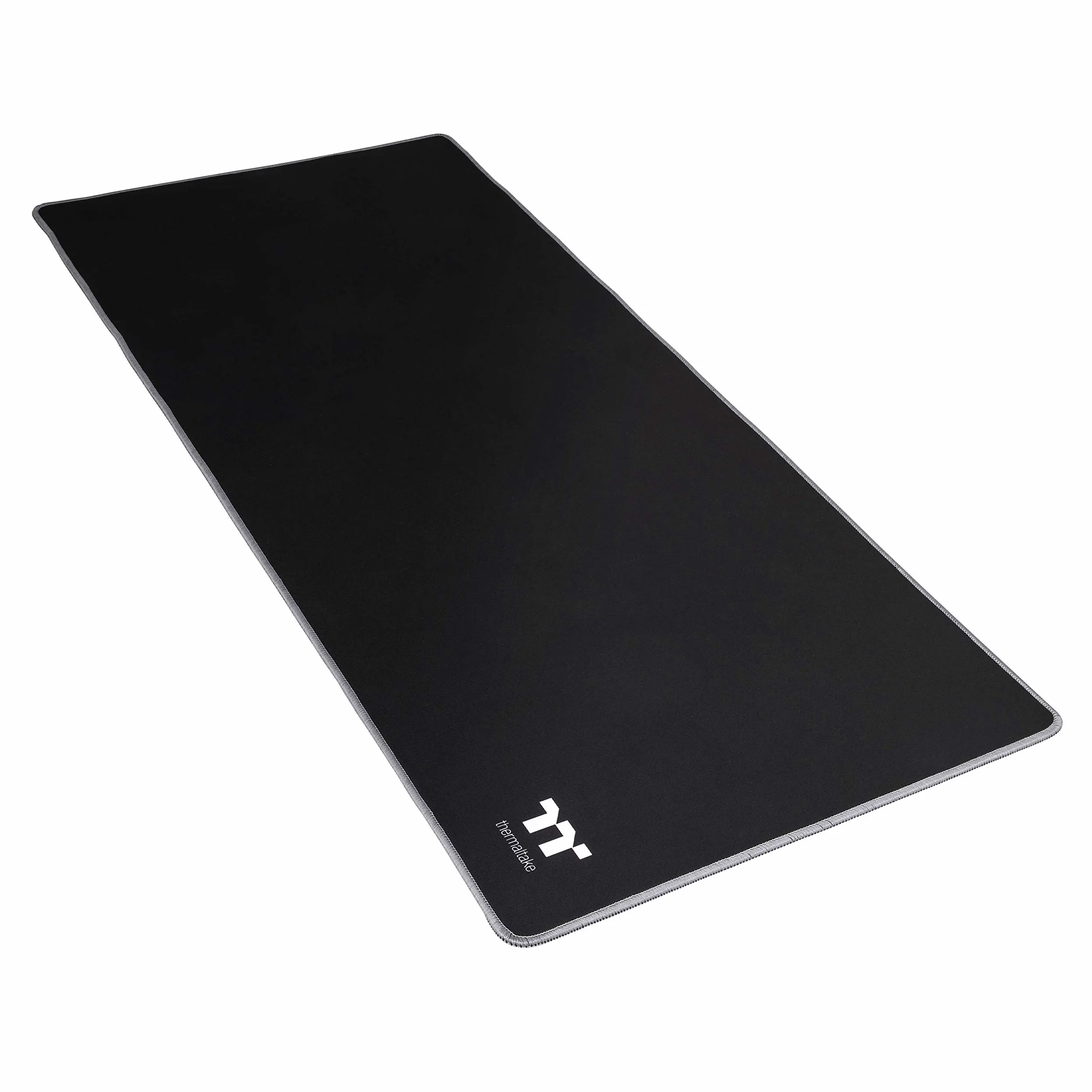 Thermaltake M700 Tappetino per mouse da gioco con superficie liscia/bordo da cucito solido/resistente agli spruzzi/base in gomma antiscivolo, 900 mm x 400 mm, MP-TTP-BLKSXS-01