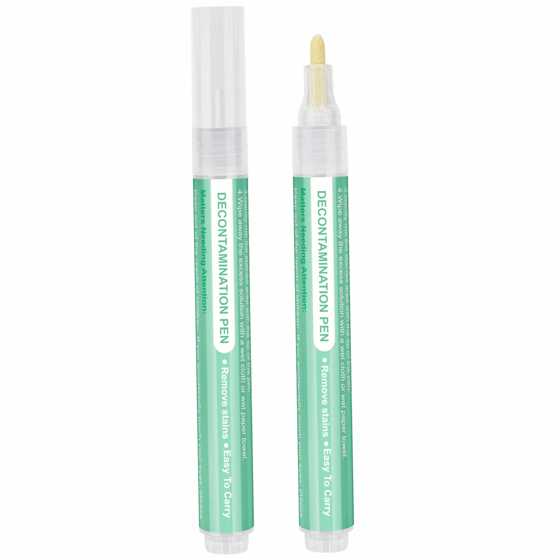 Penna Candeggina per Indumenti 5ml Rimozione Macchia Senza Lavaggio Portatile