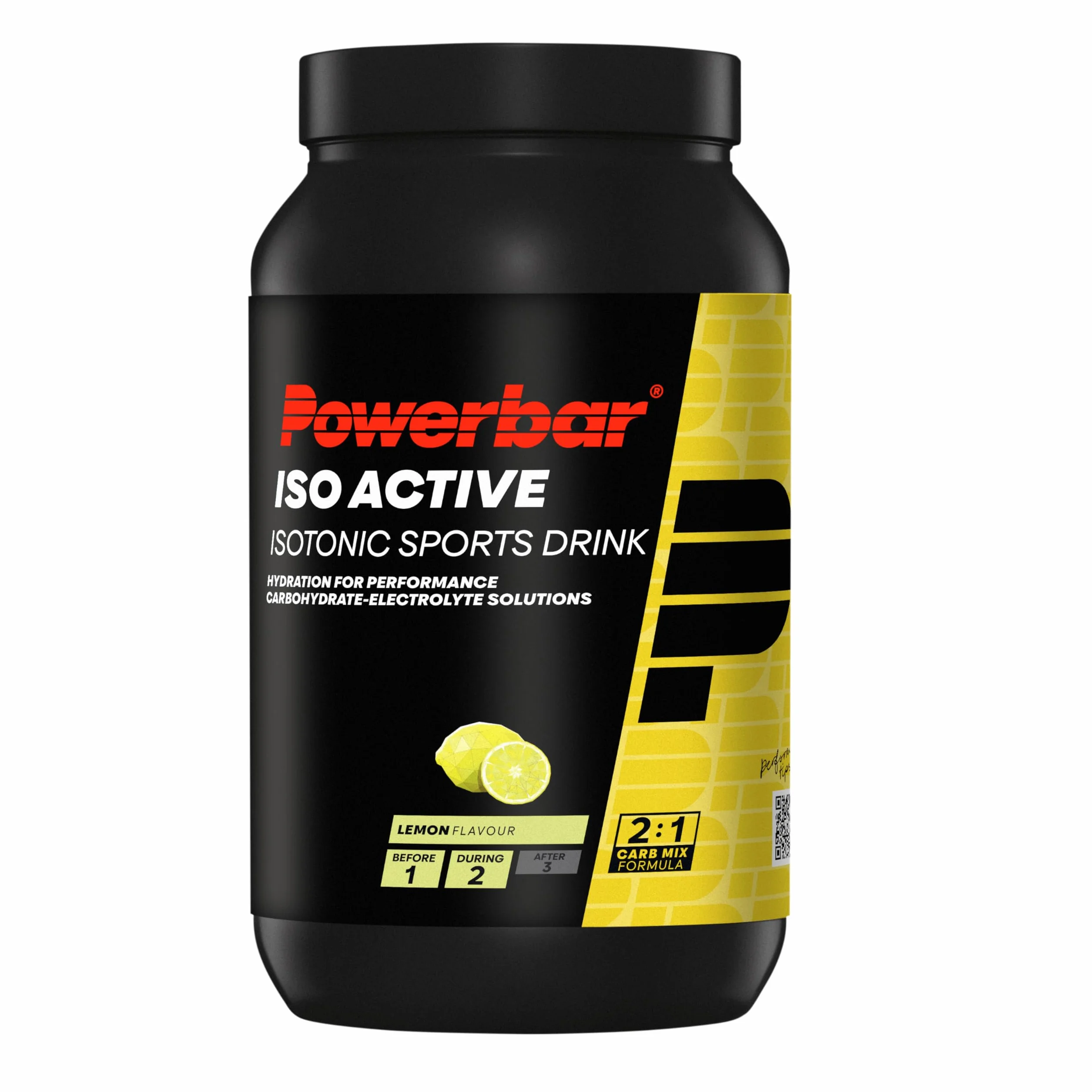 Powerbar Isoactive Lemon 1320g Bevanda Sportiva Isotonica 5 Elettroliti C2MAX