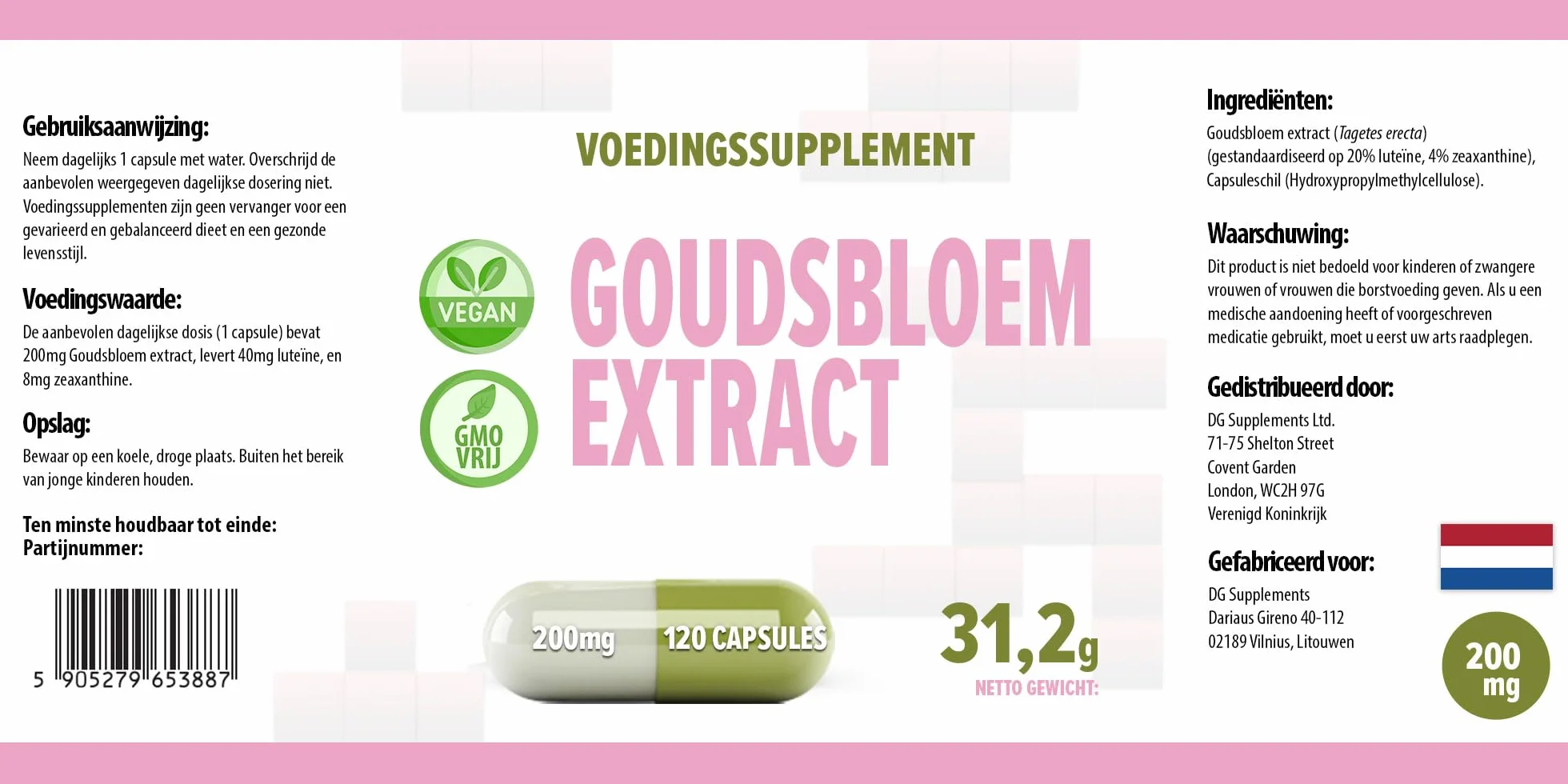 Hepatica Luteina 40 mg Zeaxantina 8 mg 120 capsule vegane Tagetes erecta GMP