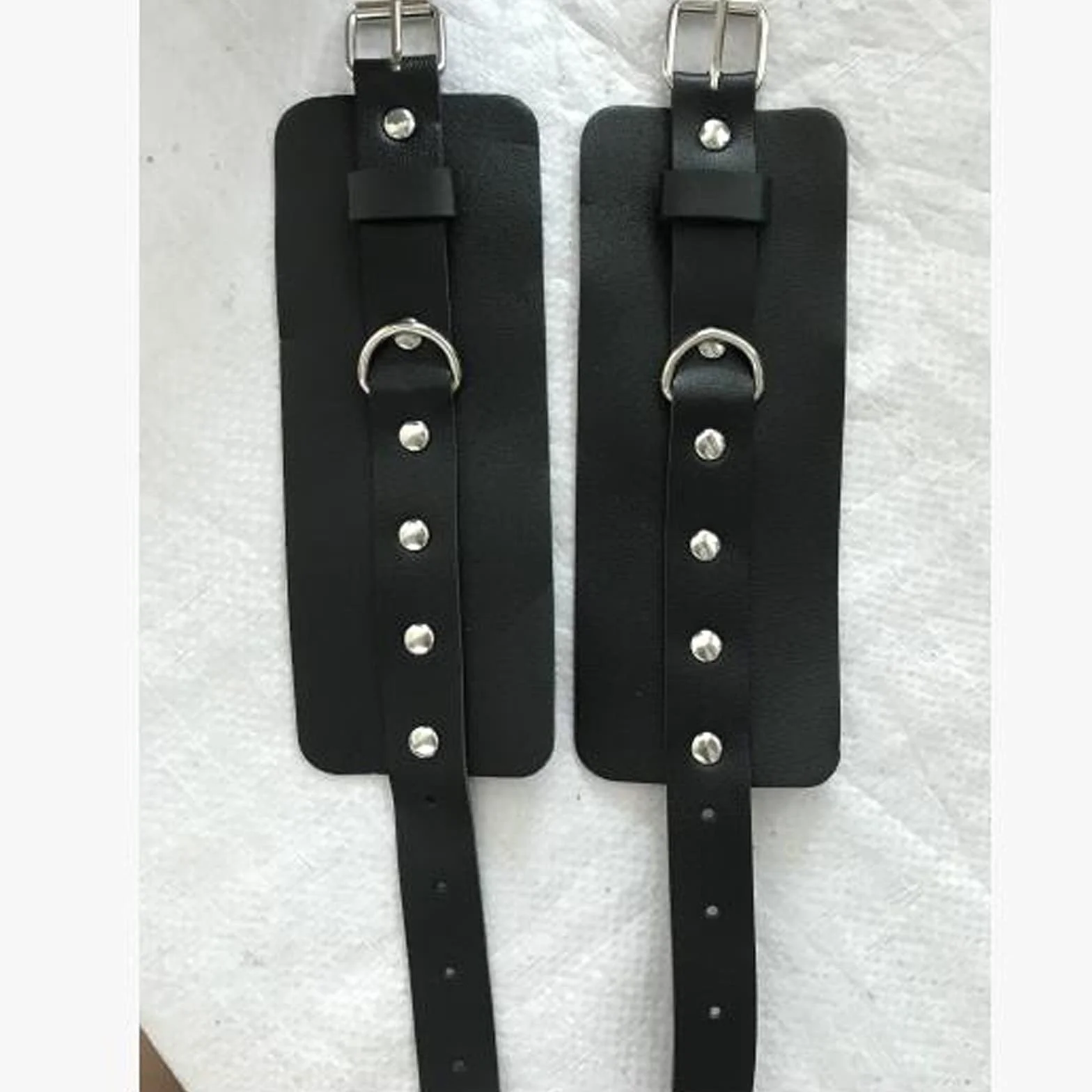 Generisch Leg European Women's Loop Binding Leather Belt