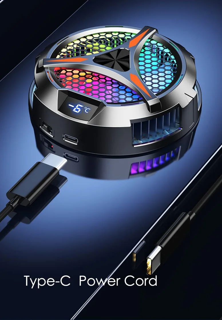 Ventola di raffreddamento per iPad iPhone con radiatore temperatura 20W 9,9 cm