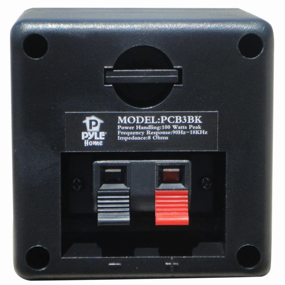 COPPIA DI CASSE CUBO PASSIVE PYLE PCB3BK NERE DA 100 WATT RMS E 200 WATT MAX A COPPIA DA 9,00 CM QUADRATE PER INTERNI PC TABLET TV MP3 DOLBY DIGITAL SURROUND O COME SATELLITI PER IMPIANTO HOME THEATHER O AUTO CASA CAMPER SCRIVANIA TAVOLO